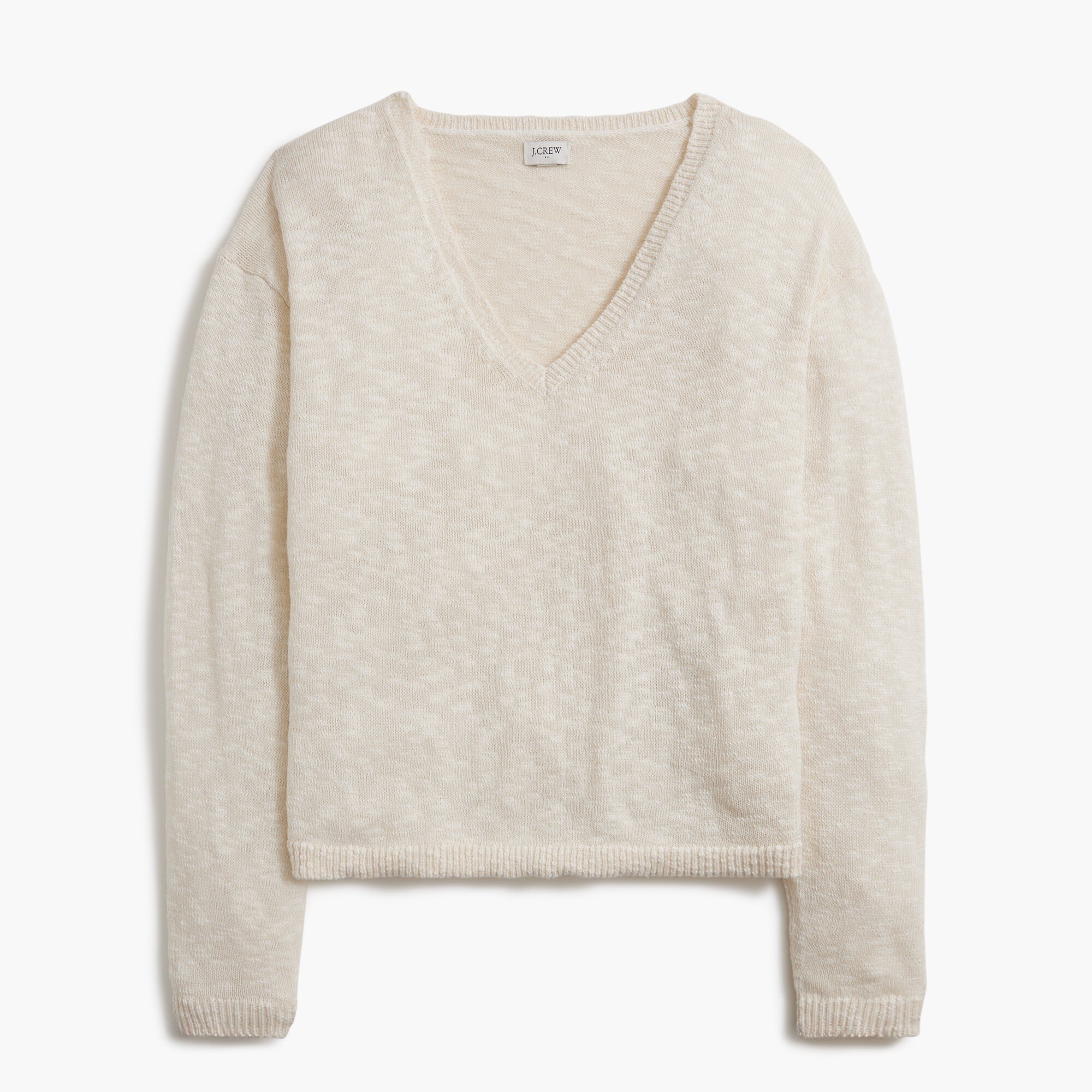 V-neck beach sweater