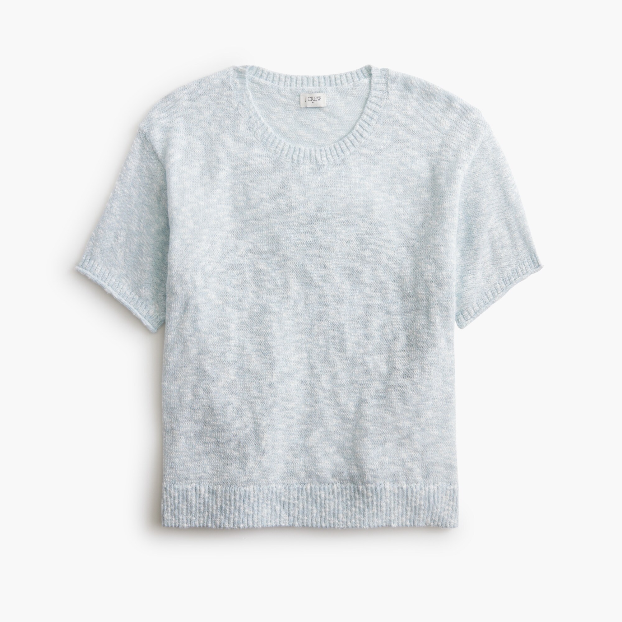 Short-sleeve relaxed beach sweater