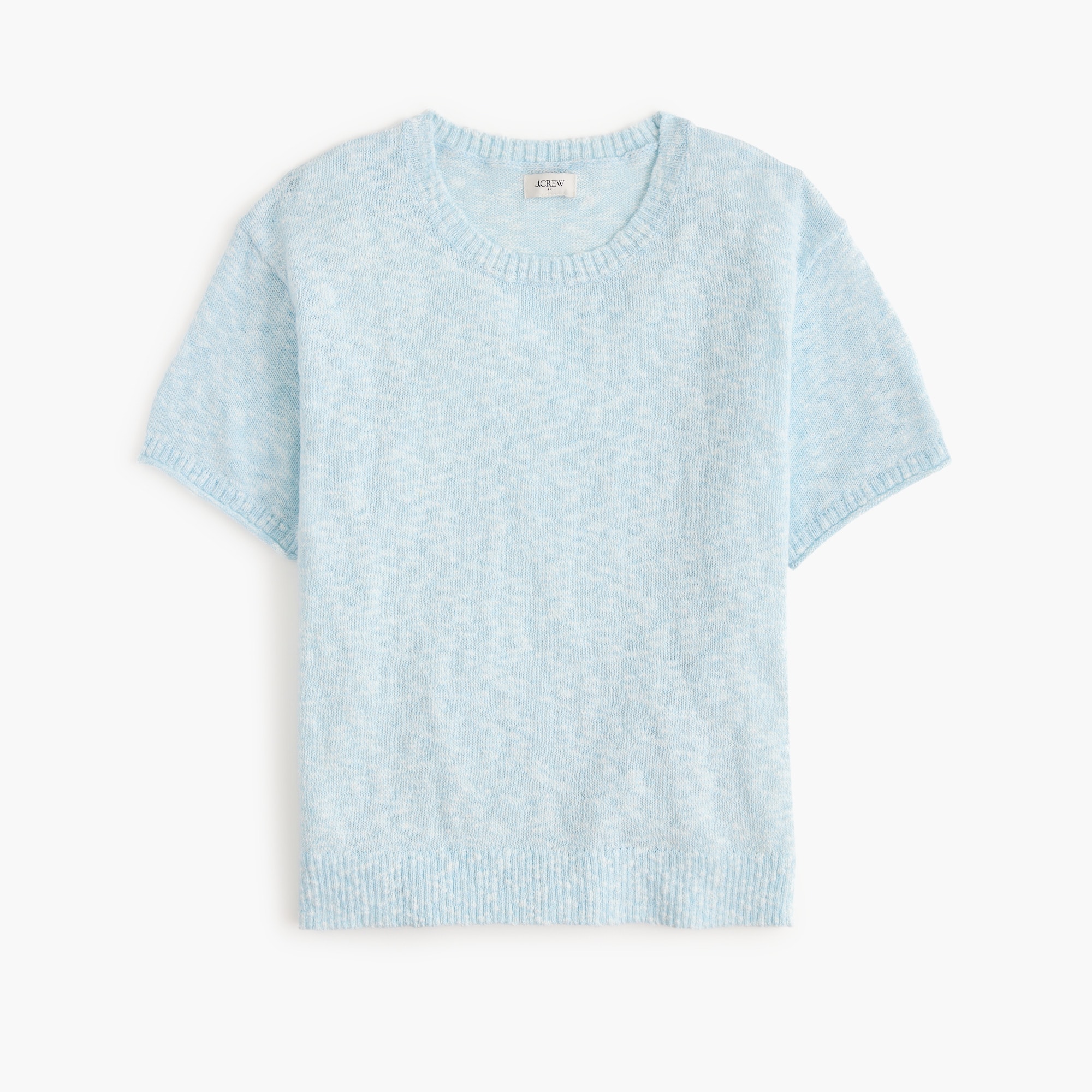 Short-sleeve relaxed beach sweater