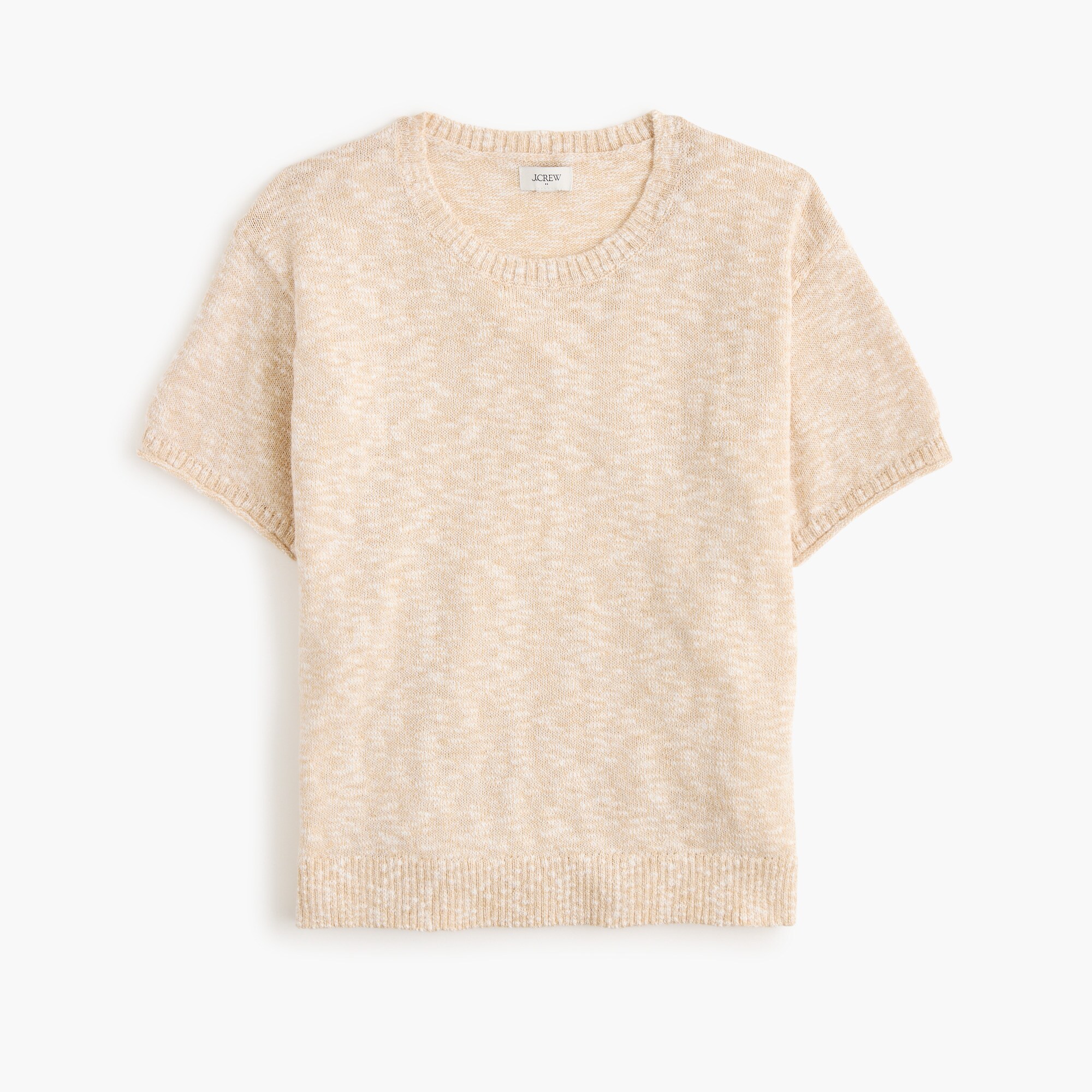Short-sleeve relaxed beach sweater