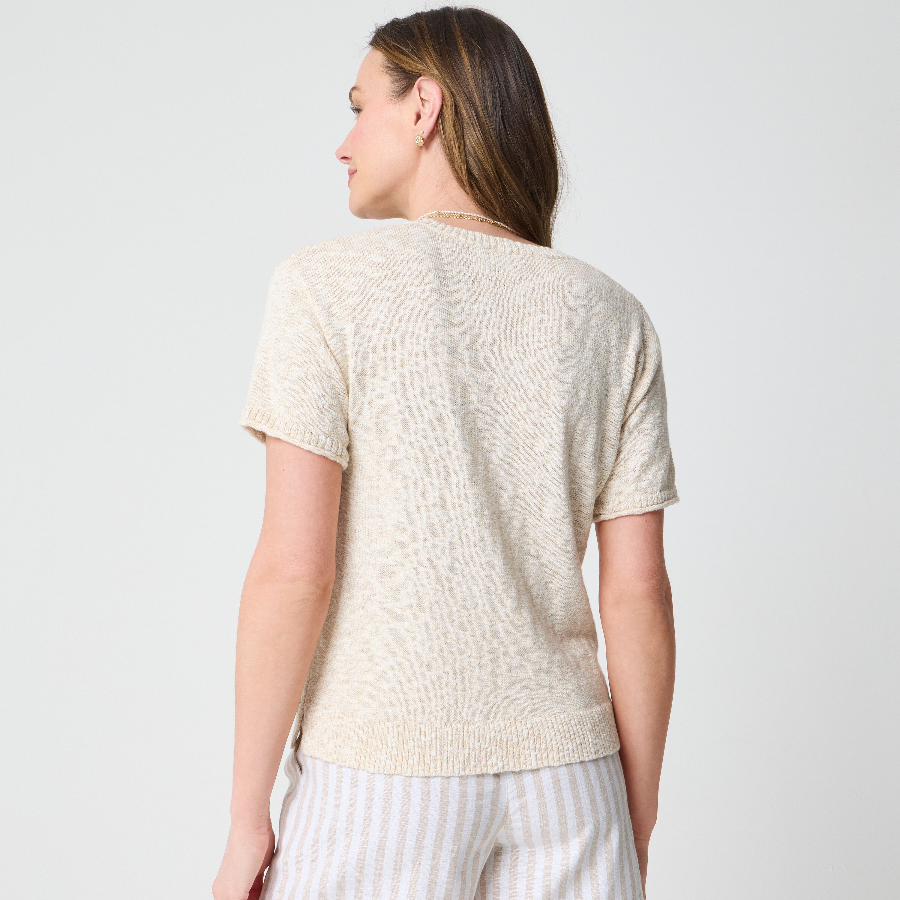 Short-sleeve Relaxed Beach Sweater For Women | Factory