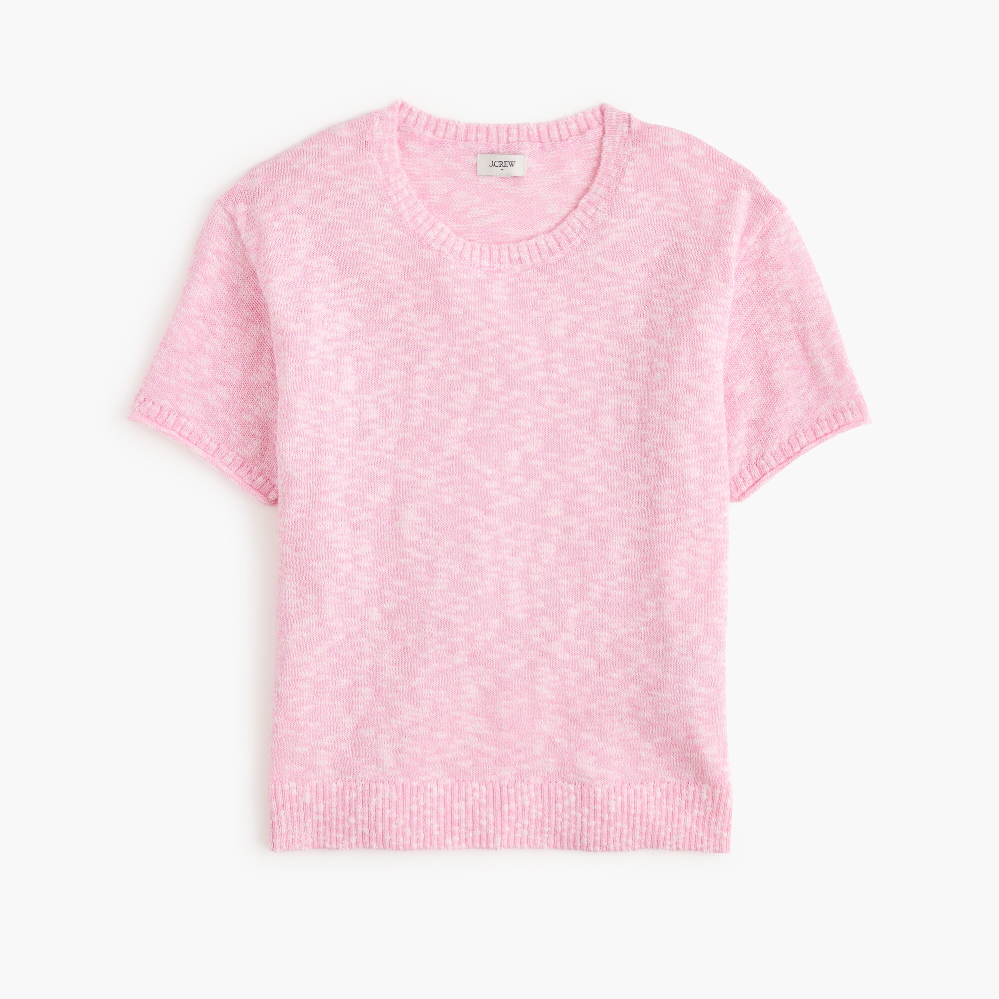 Short-sleeve relaxed beach sweater