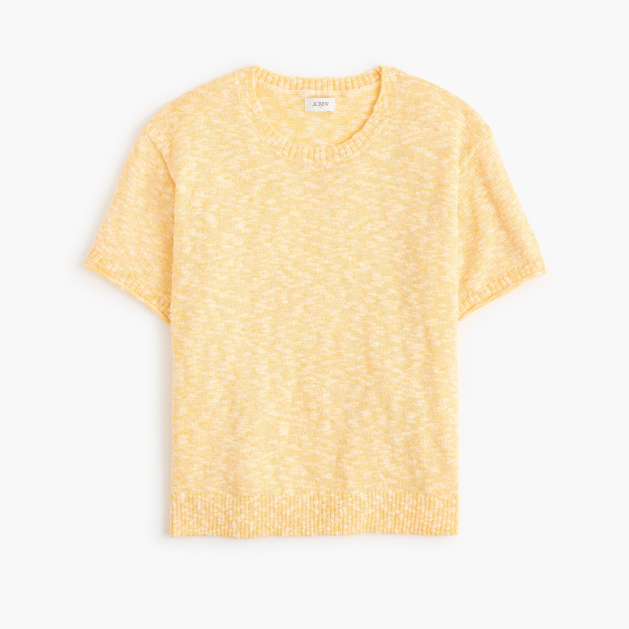 Short-sleeve relaxed beach sweater