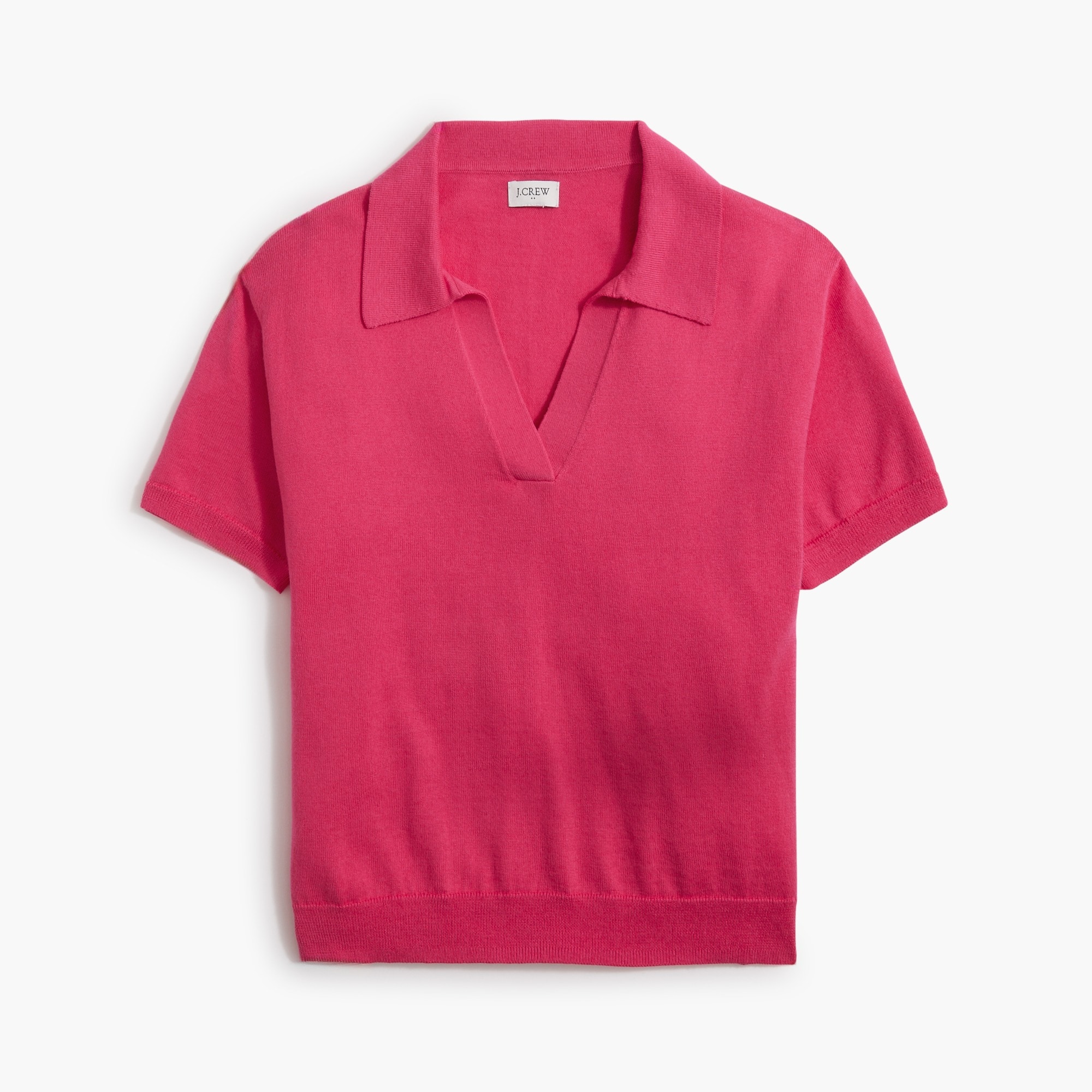 womens Short-sleeve sweater-polo