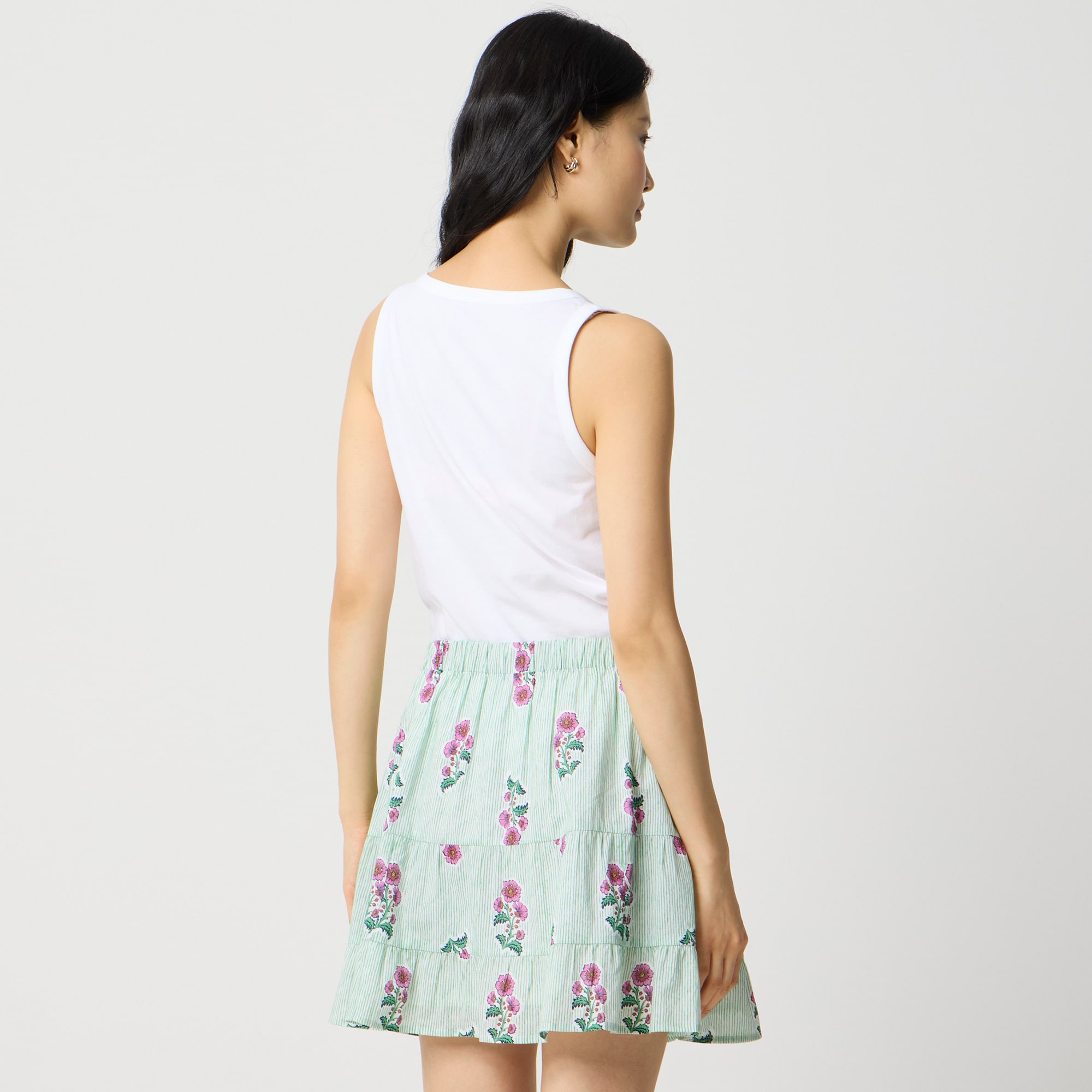 Factory: Tiered Mini Skirt For Women