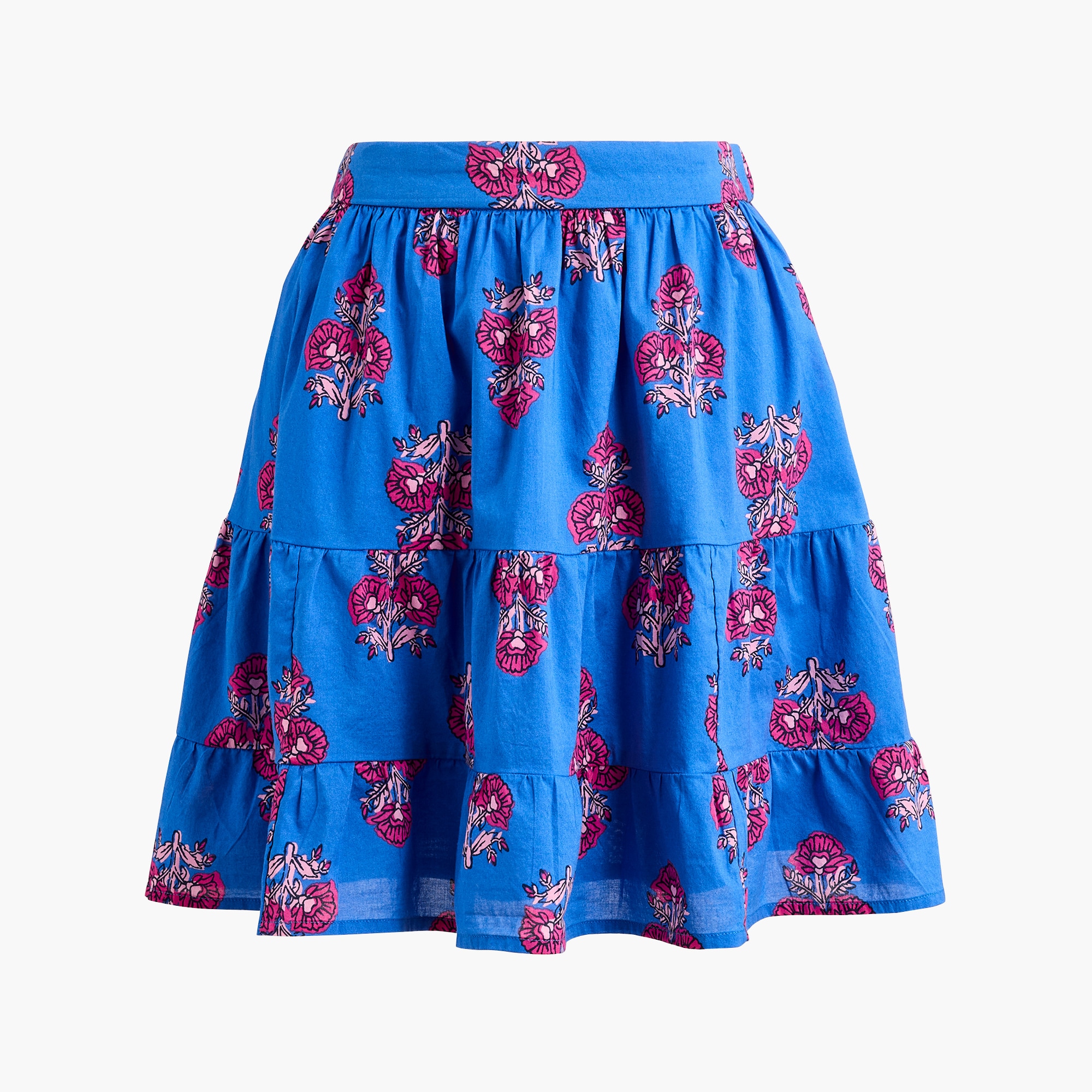 Tiered mini skirt