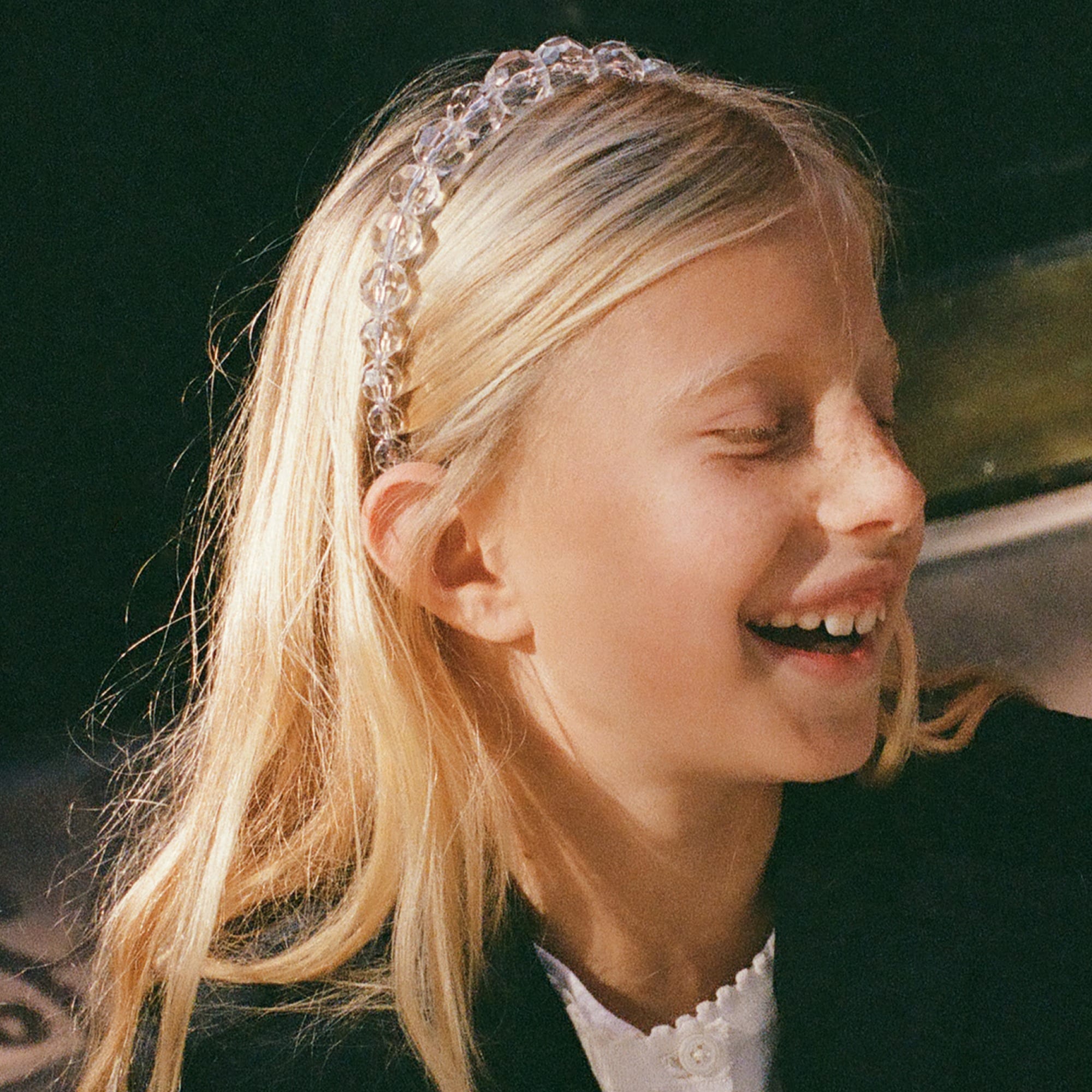 girls Girls' chunky beaded headband