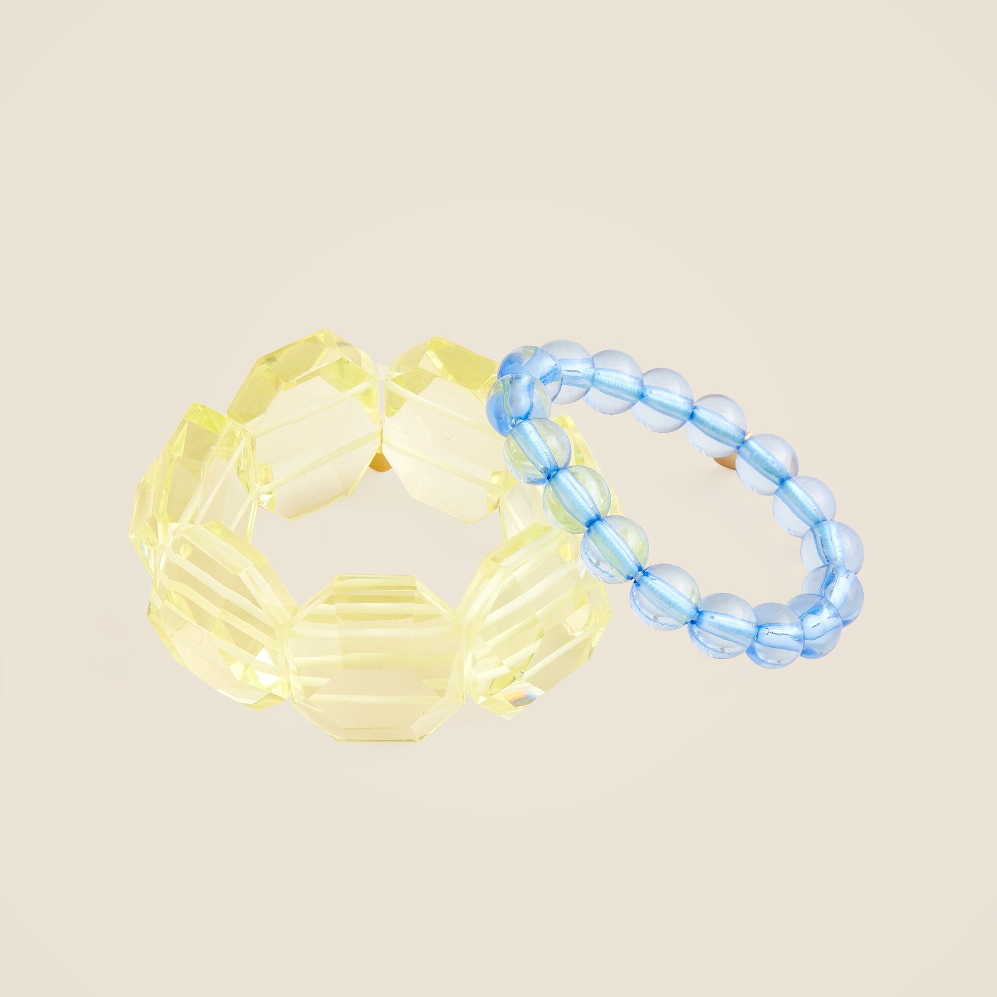 girls Girls' chunky beaded bracelets two-pack