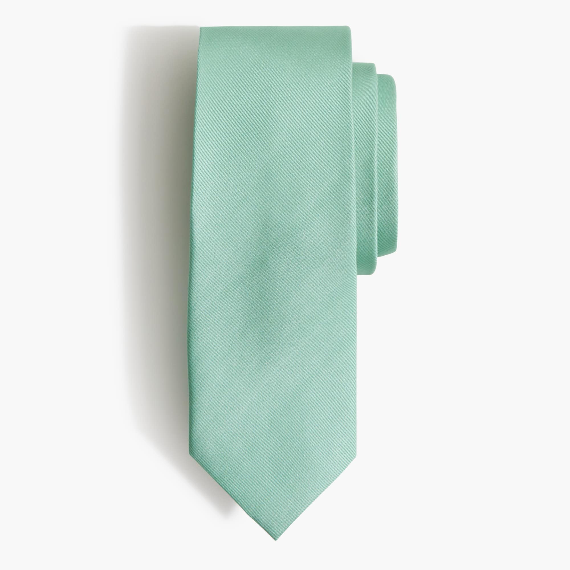 mens Solid green tie