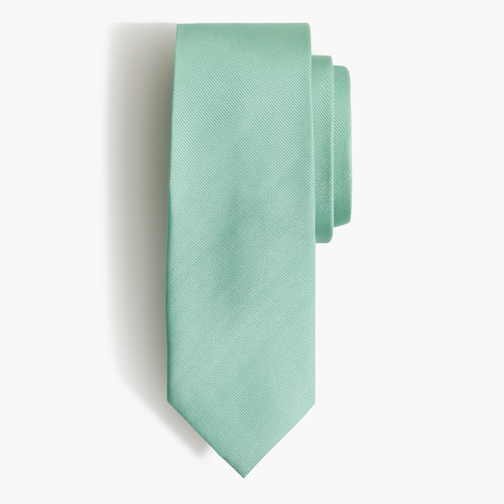solid green tie for men