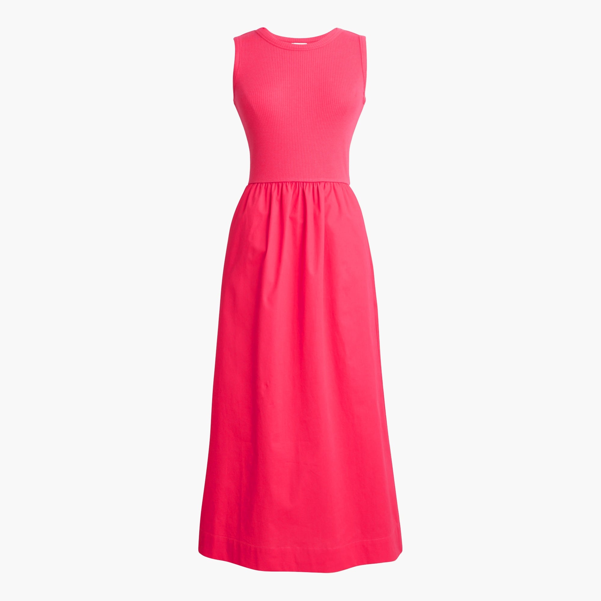 womens Ribbed-knit mixy dress