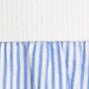 Striped ribbed-knit mixy dress BANKER BLUE