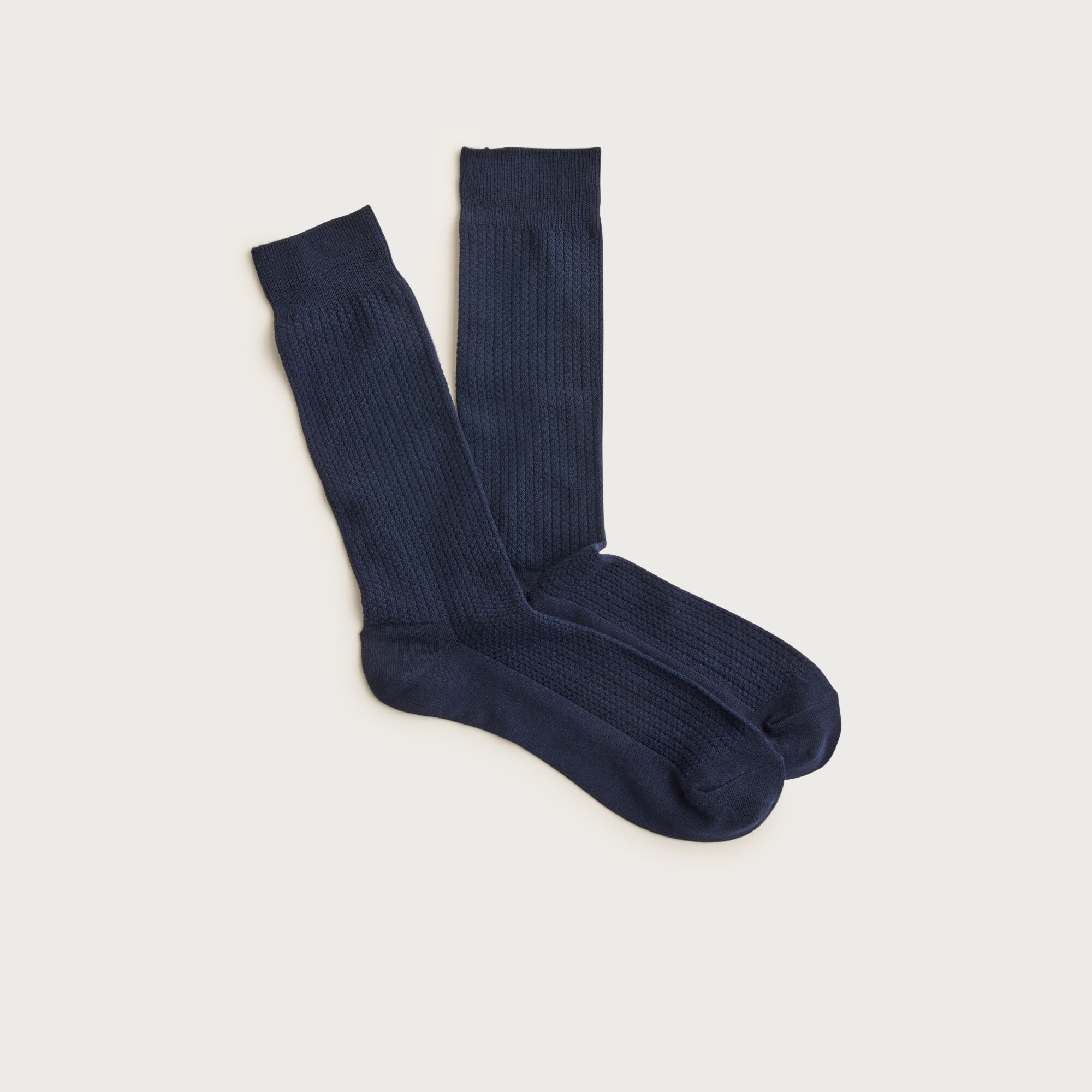 Texture-stripe socks
