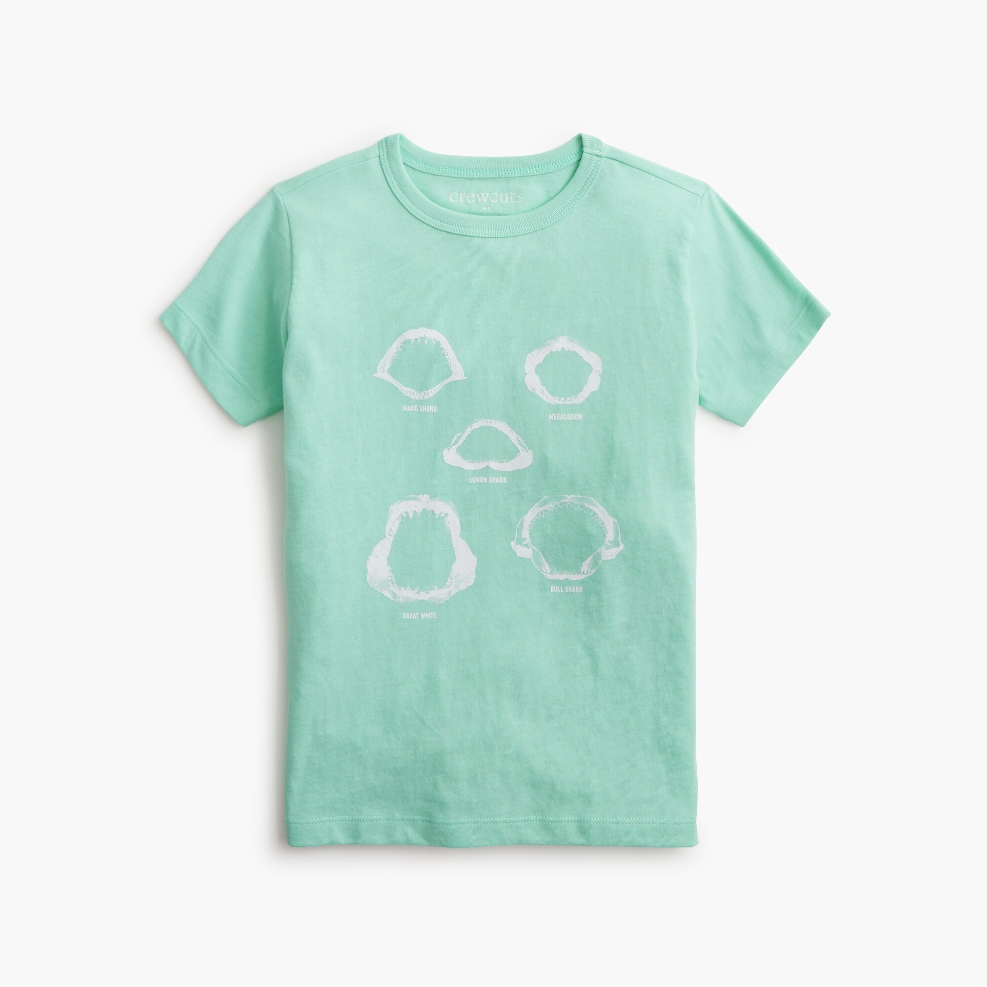 boys' shark jaw graphic tee for boys