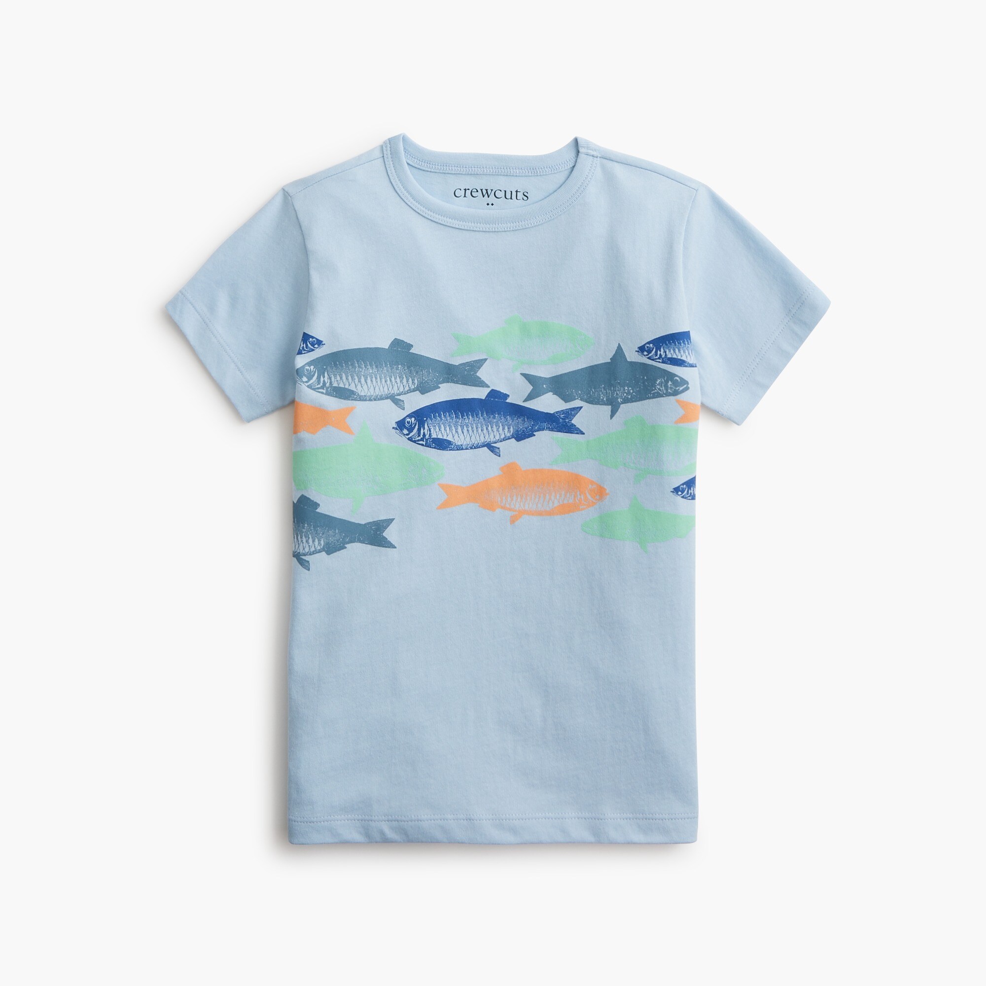 Boys' Glow-in-the-sun fish graphic tee