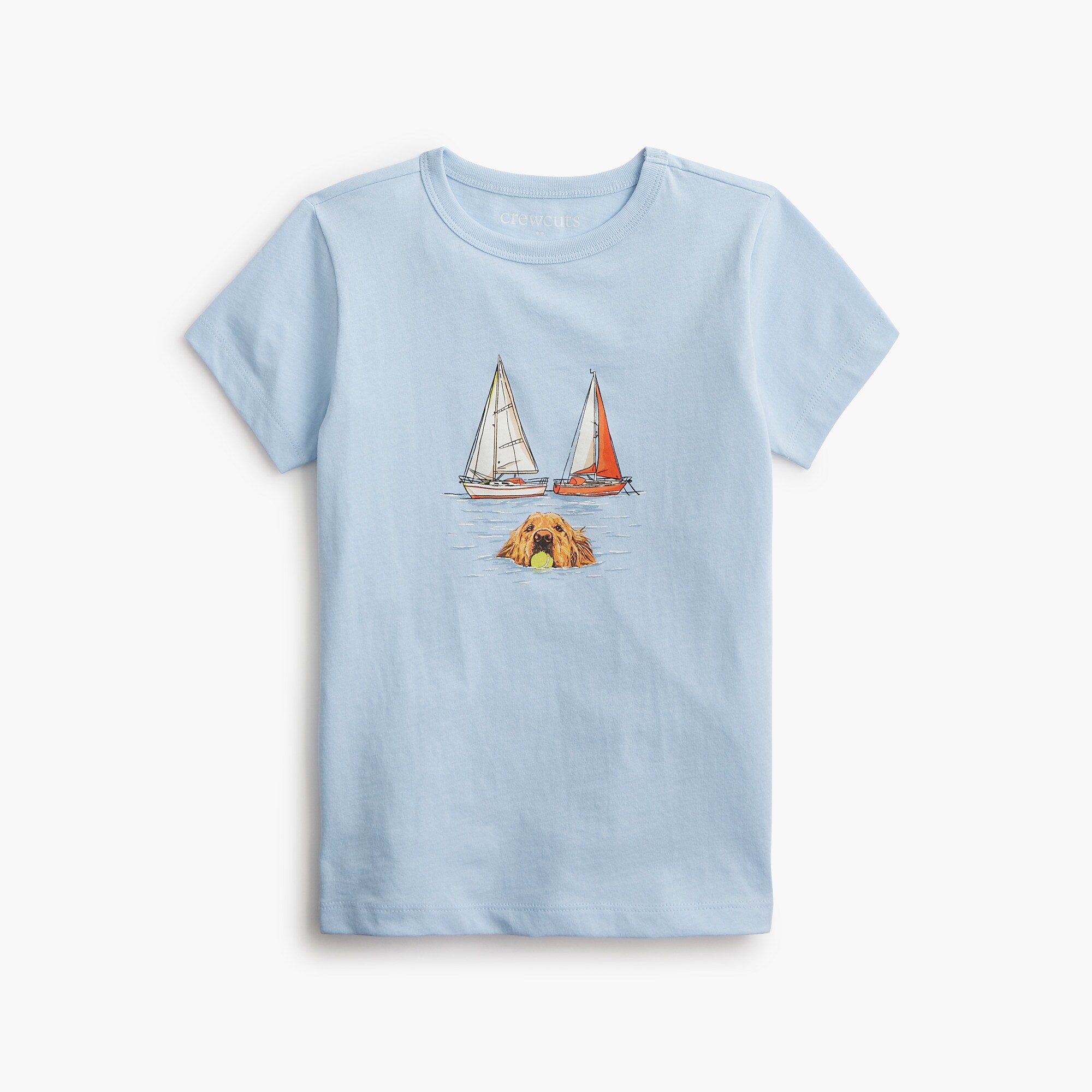 Boys' beach dogs graphic tee
