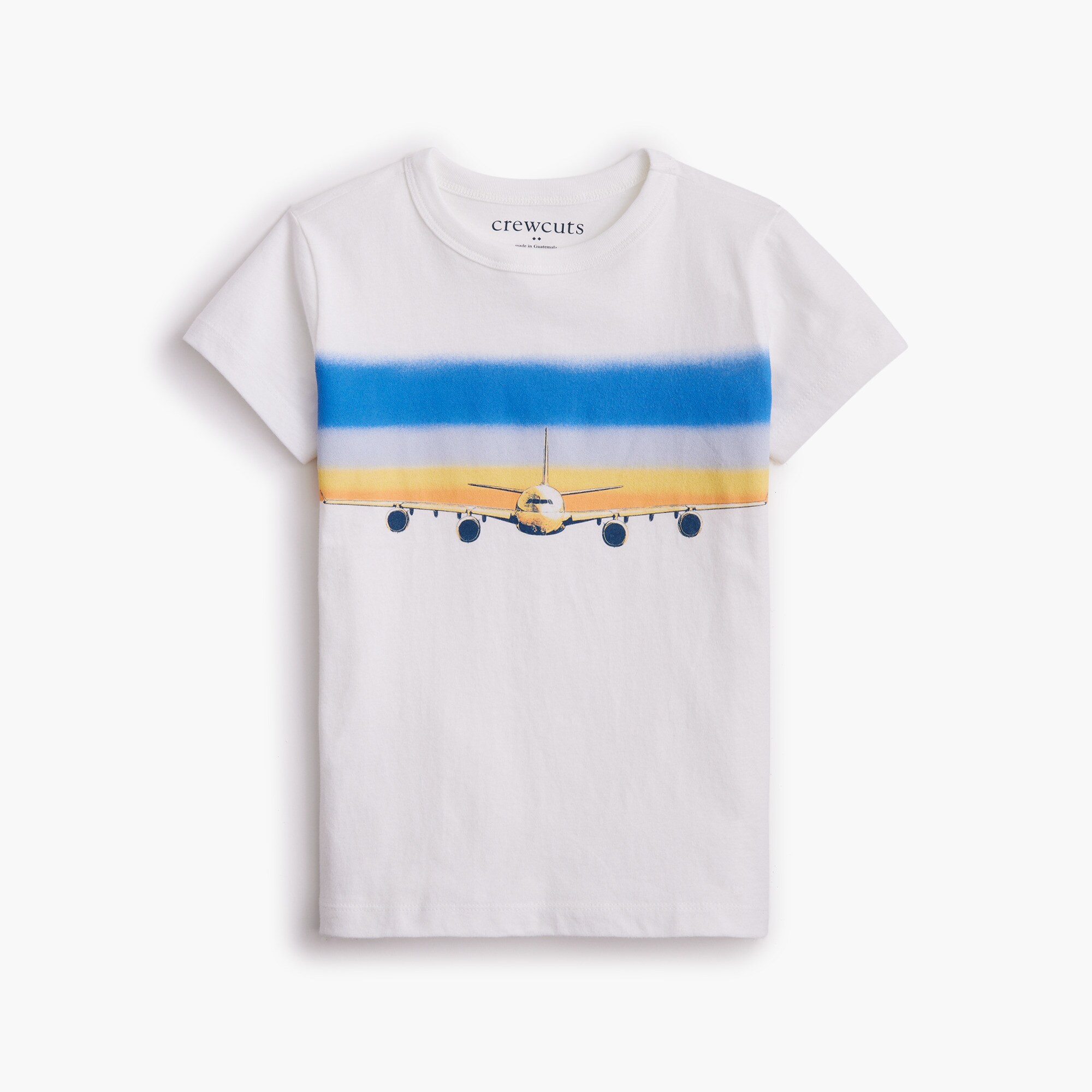 Boys' airplane stripe graphic tee