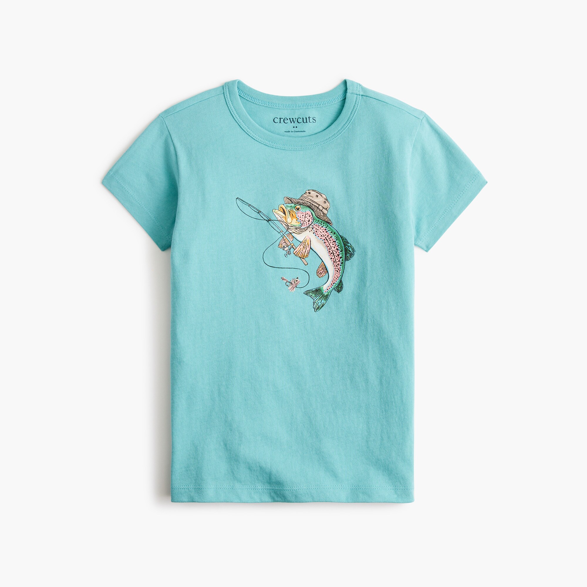 boys' fishing trout graphic tee for boys