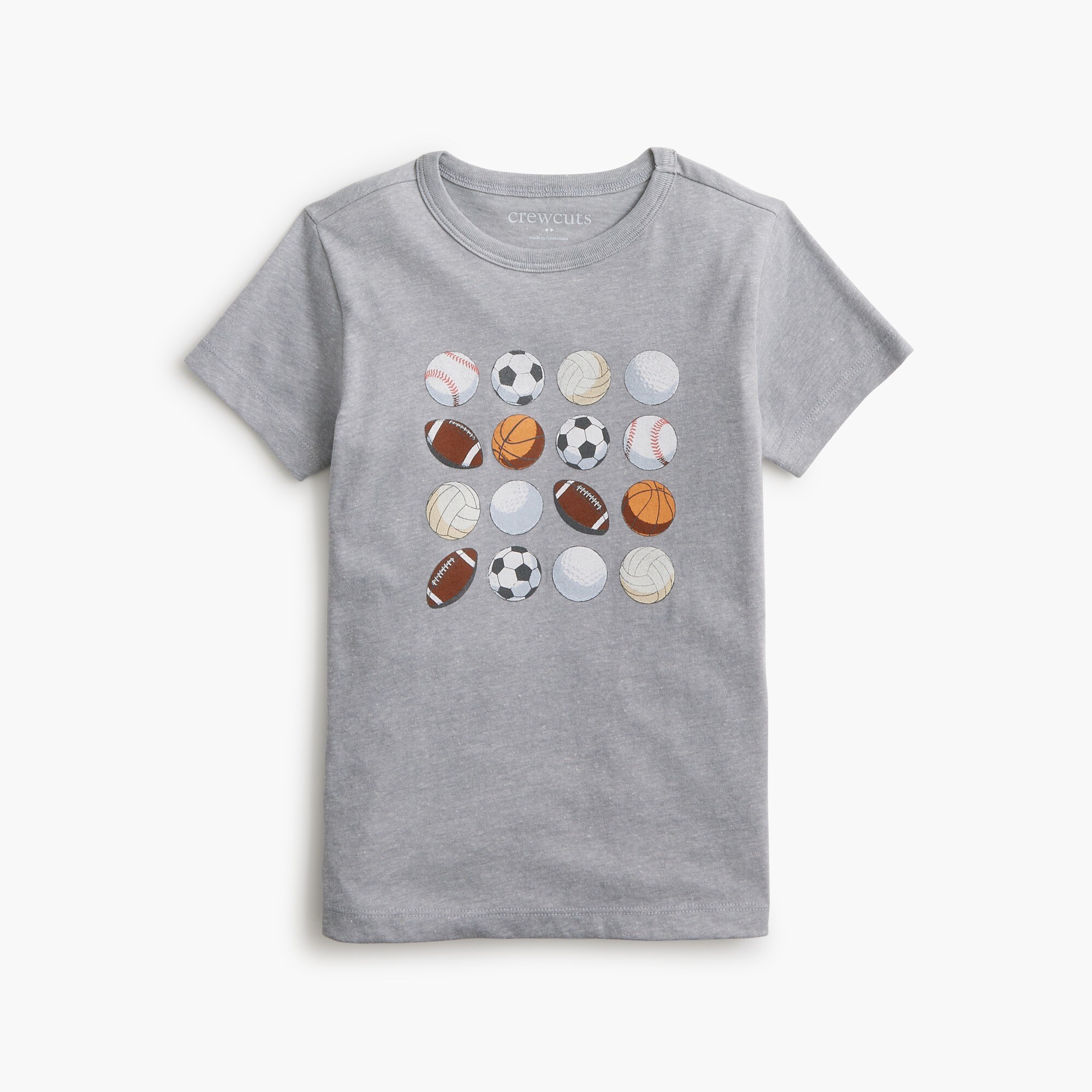 Boys' sports balls graphic tee