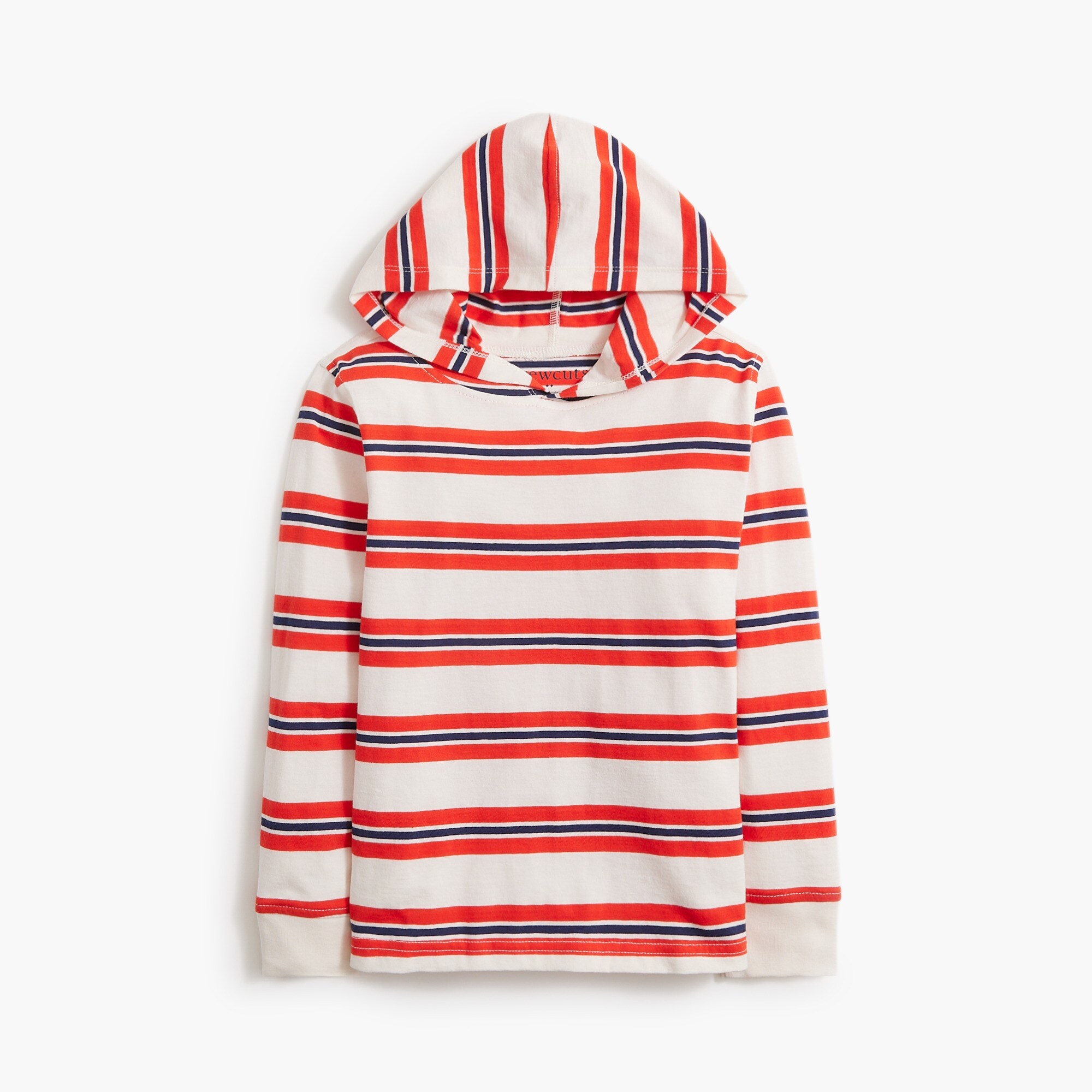 boys Boys' striped jersey hooded tee