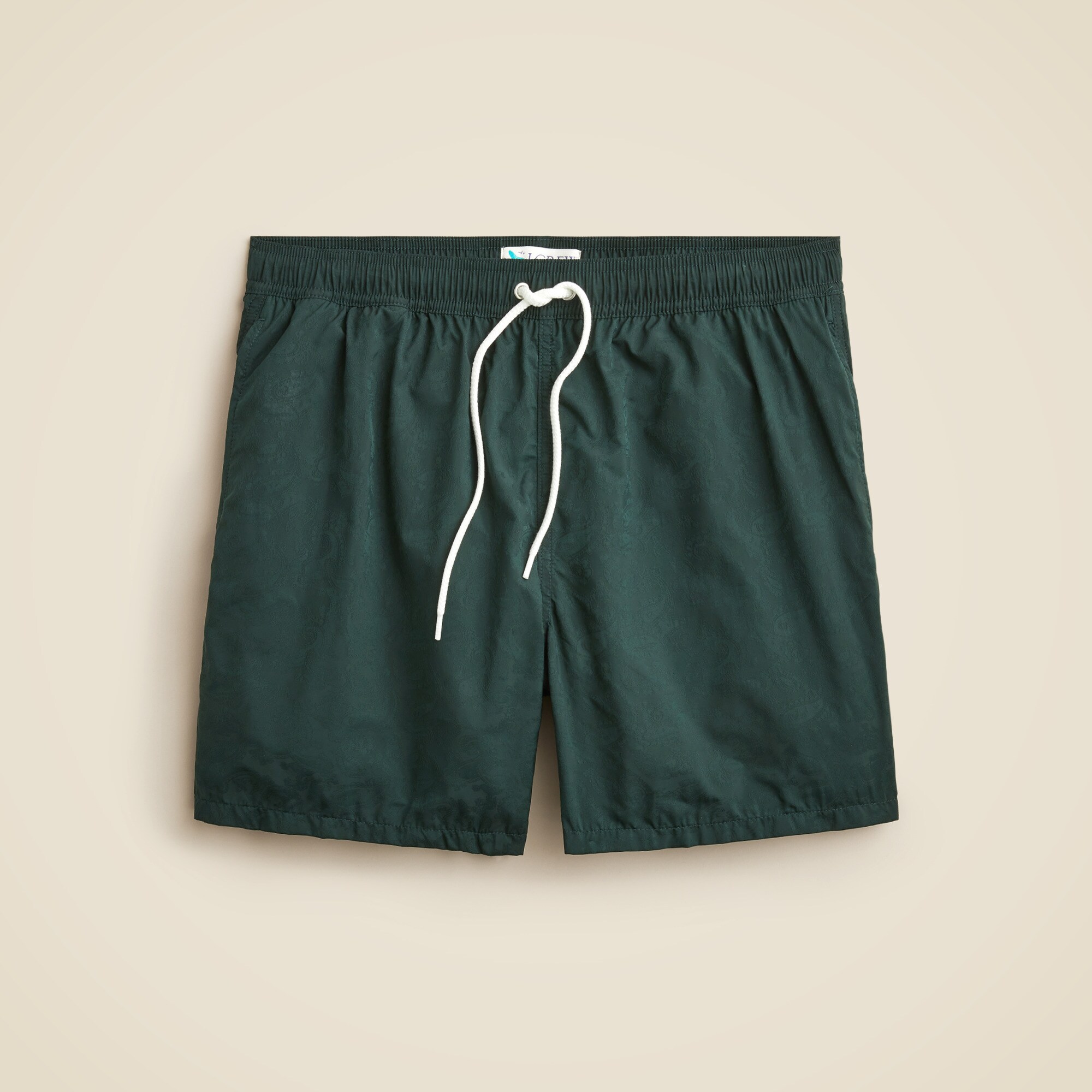 6" swim trunk in jacquard