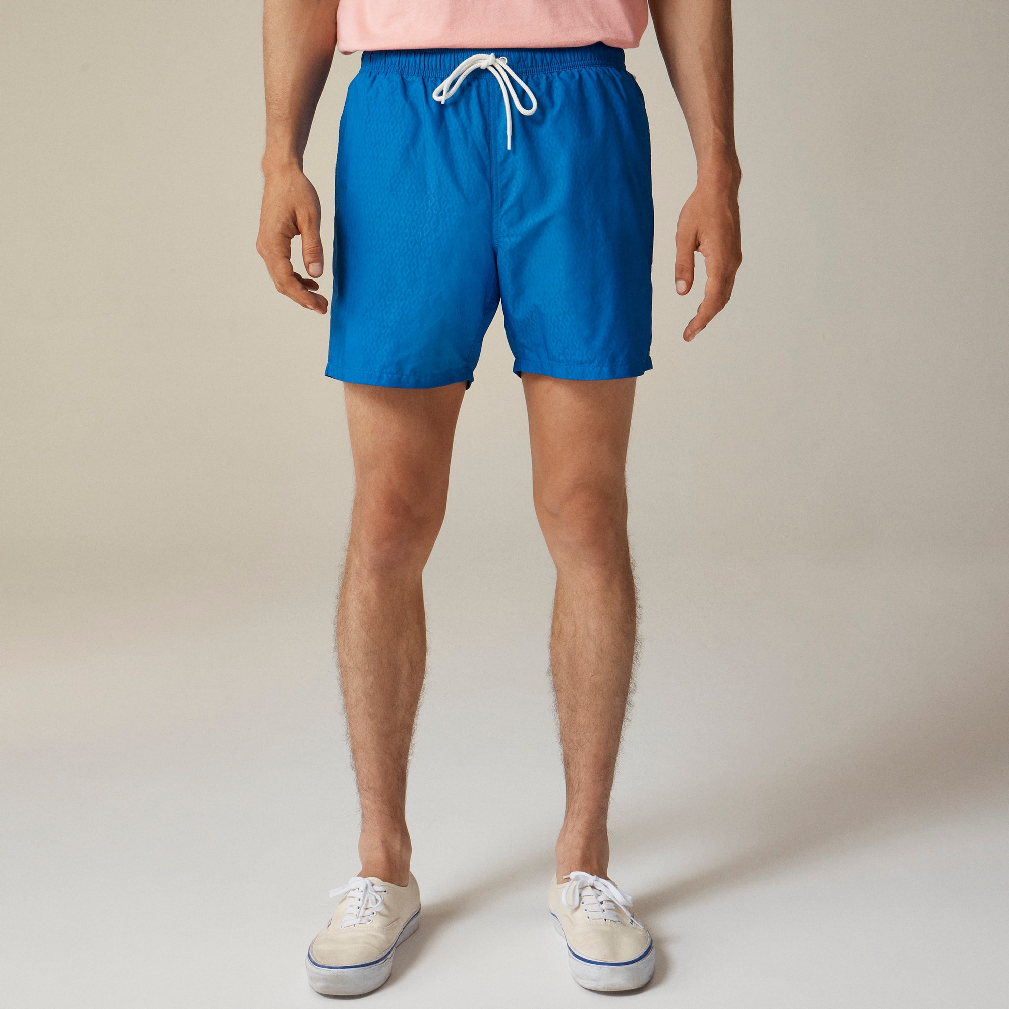 mens 6&quot; swim trunk in jacquard