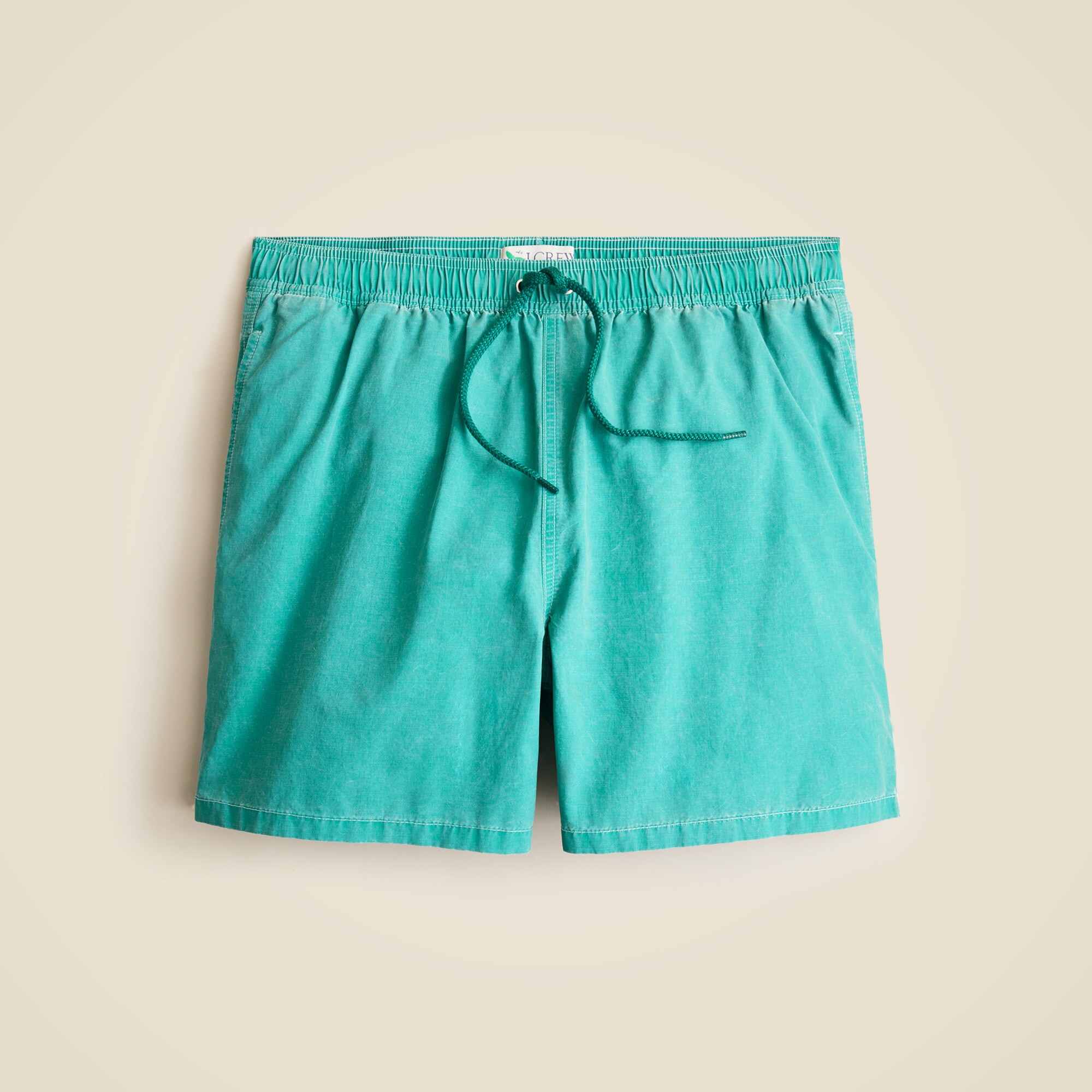 mens 5" pigment-dyed swim trunk