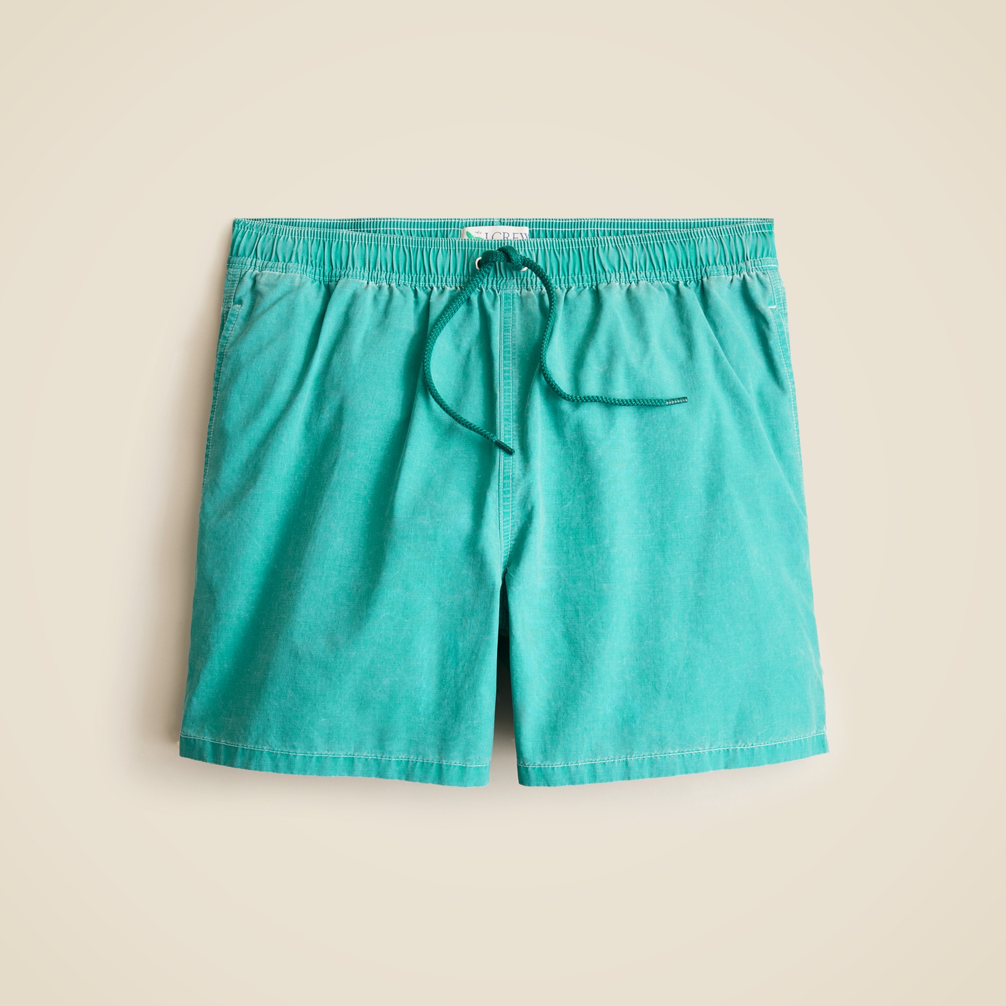 mens 5&quot; pigment-dyed swim trunk