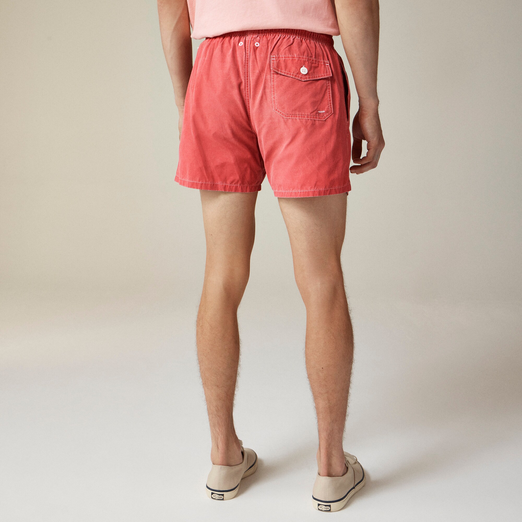 5" pigment-dyed swim trunk