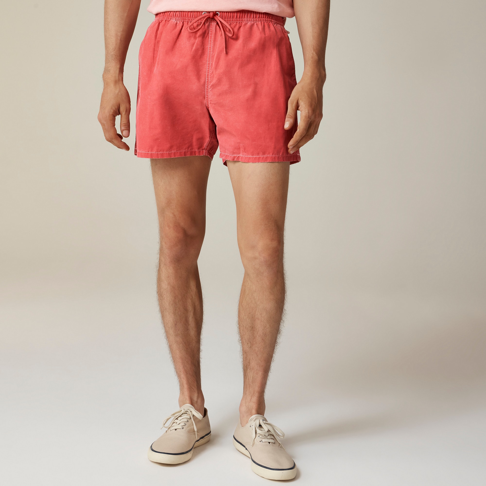 mens 5&quot; pigment-dyed swim trunk