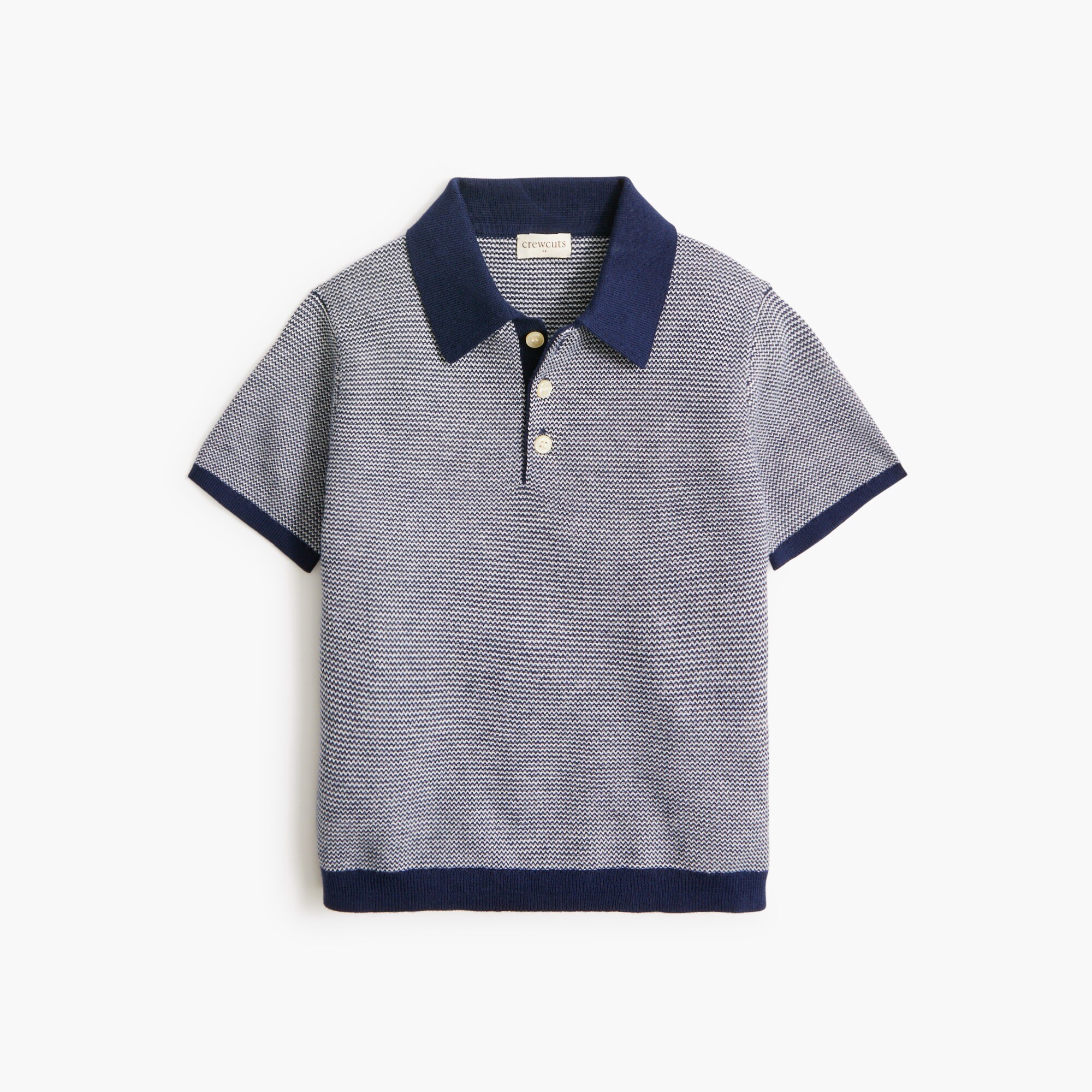 boys Boys' bird's-eye stitch sweater-polo