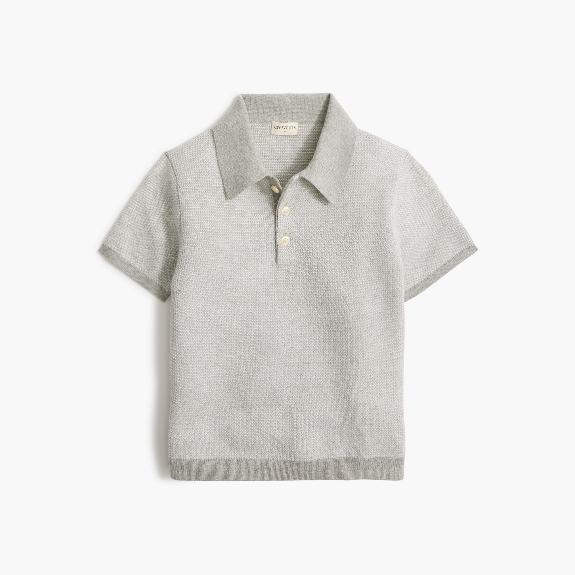 boys Boys' textured cotton sweater-polo