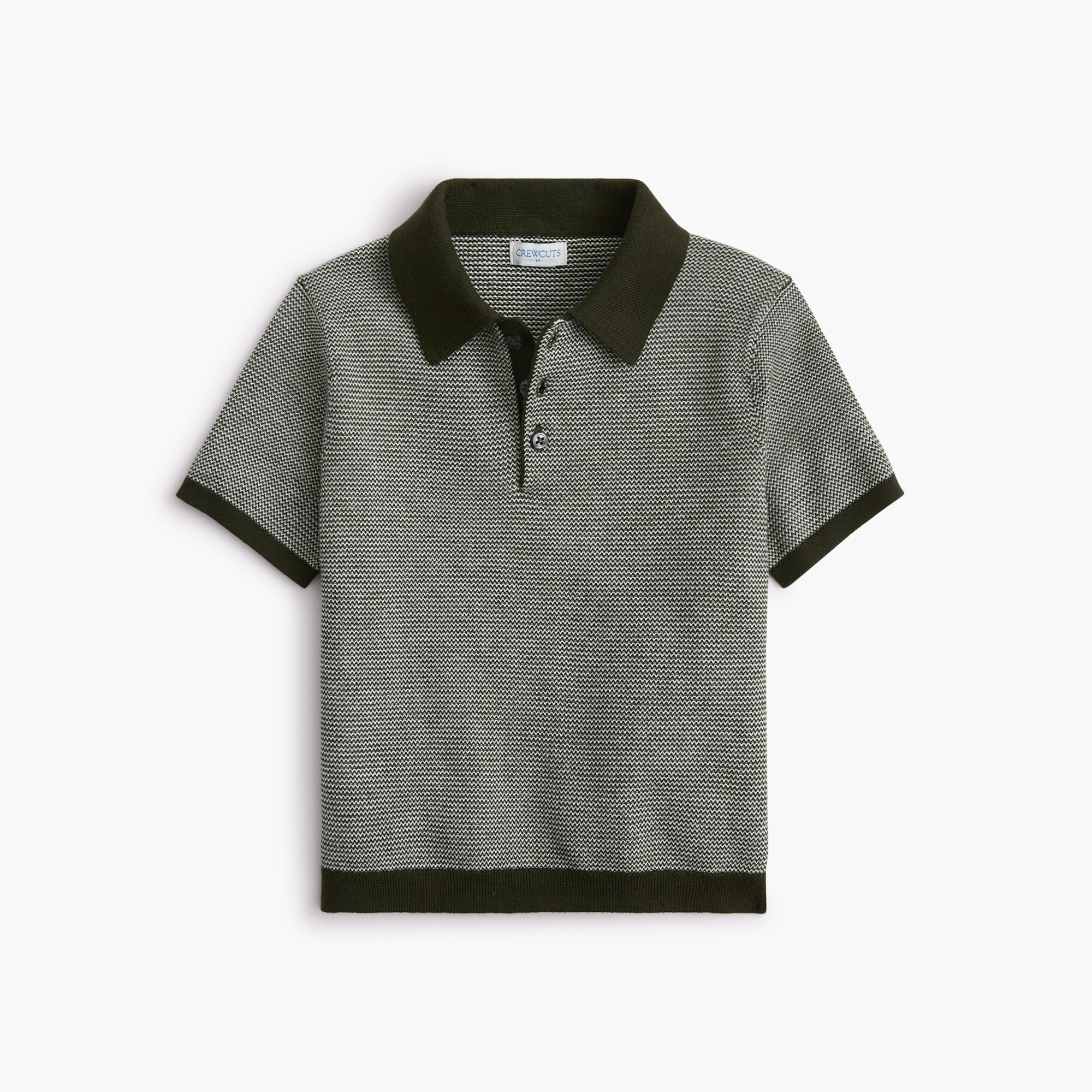 boys Boys' textured cotton sweater-polo