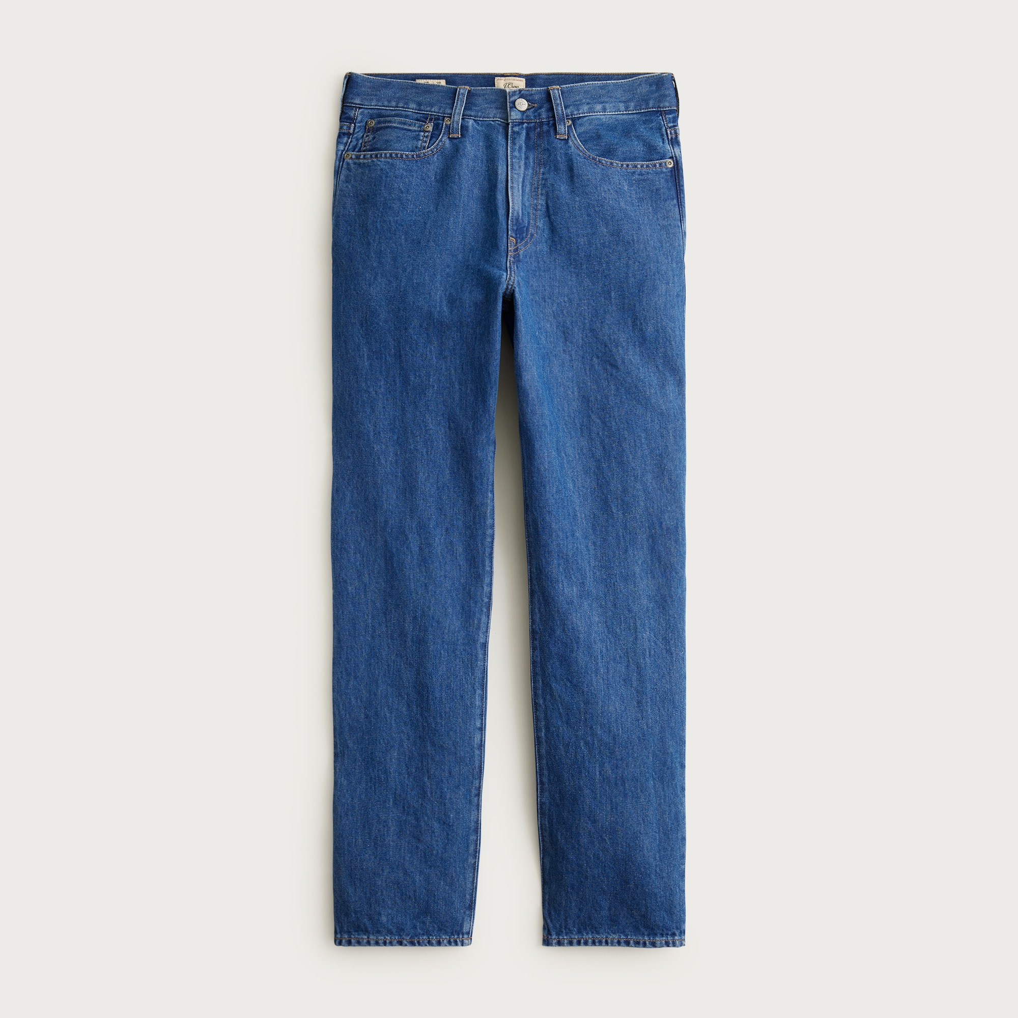 Classic Summerweight Jean In Cotton-linen Blend For Men