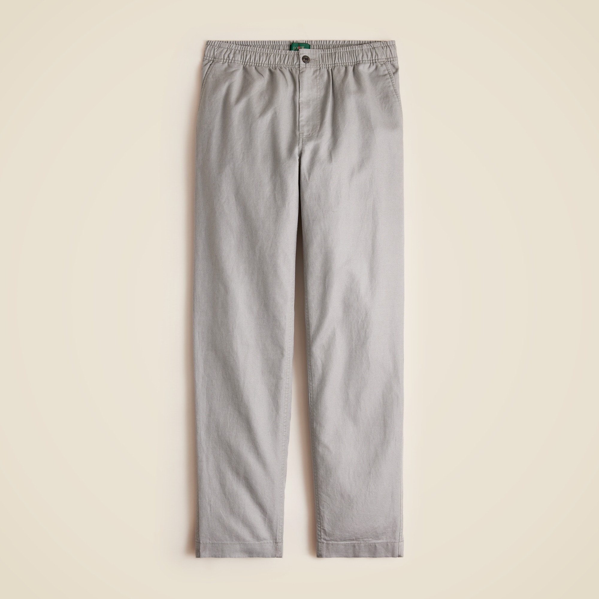 mens Pier pant in cotton-linen blend canvas
