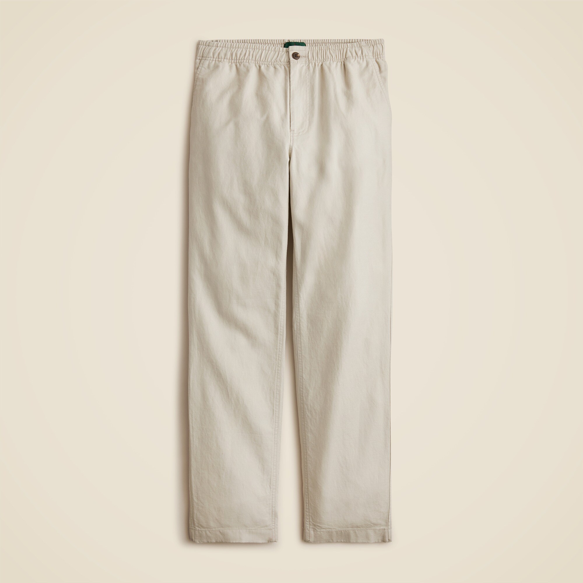 Pier pant in cotton-linen blend canvas