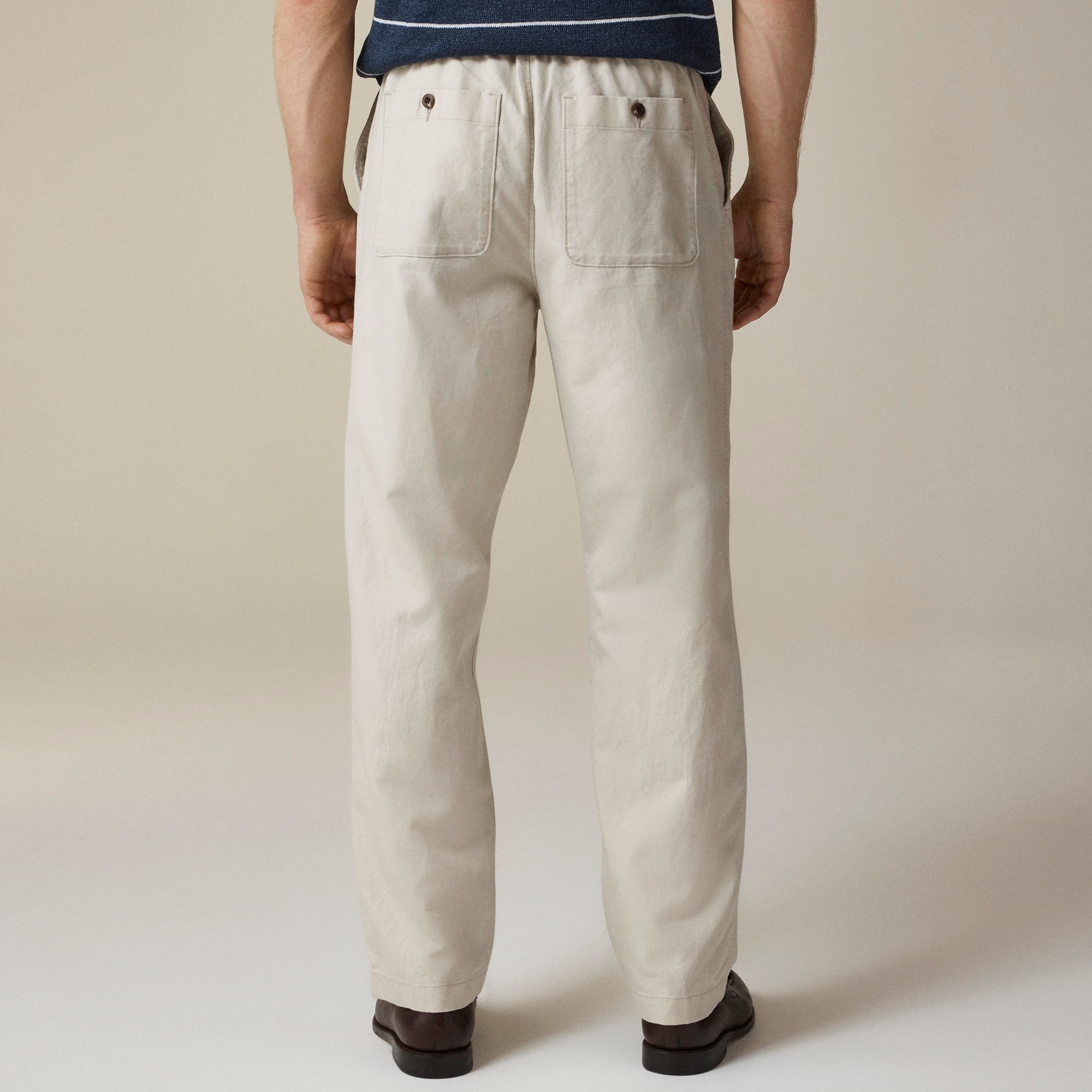 Pier Pant In Cotton-linen Blend Canvas For Men | J.Crew