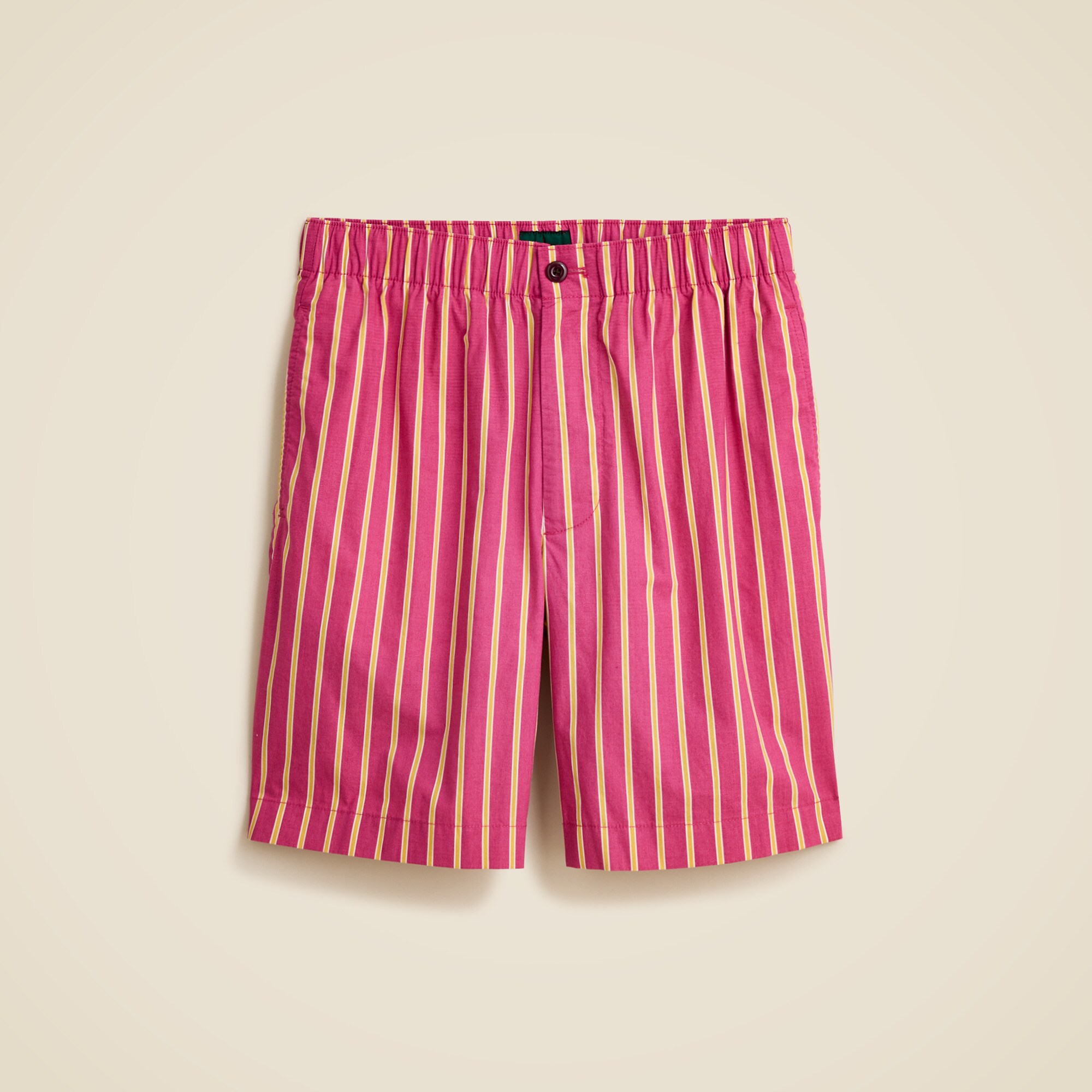 8" Relaxed cotton poplin short