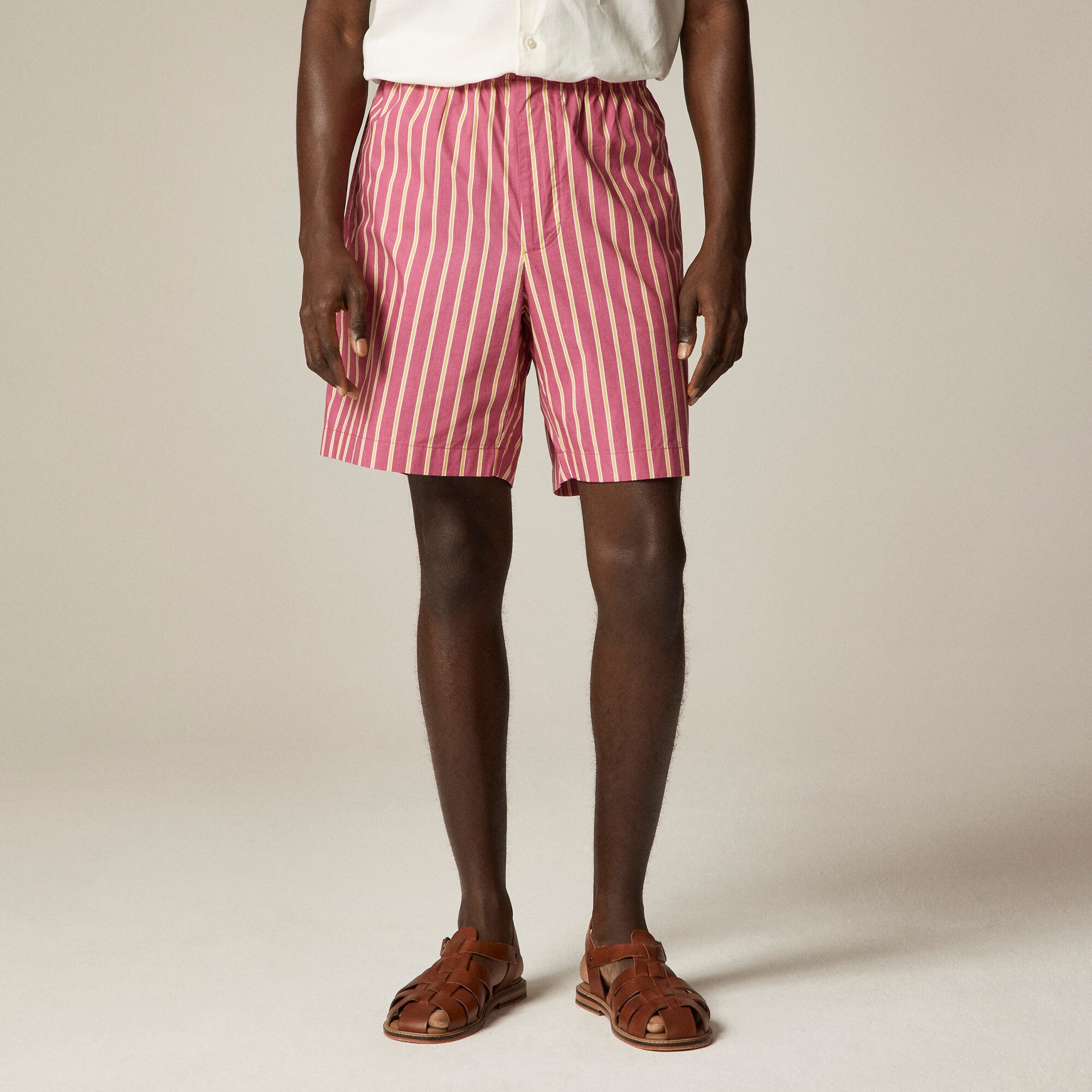  8" Relaxed cotton poplin short