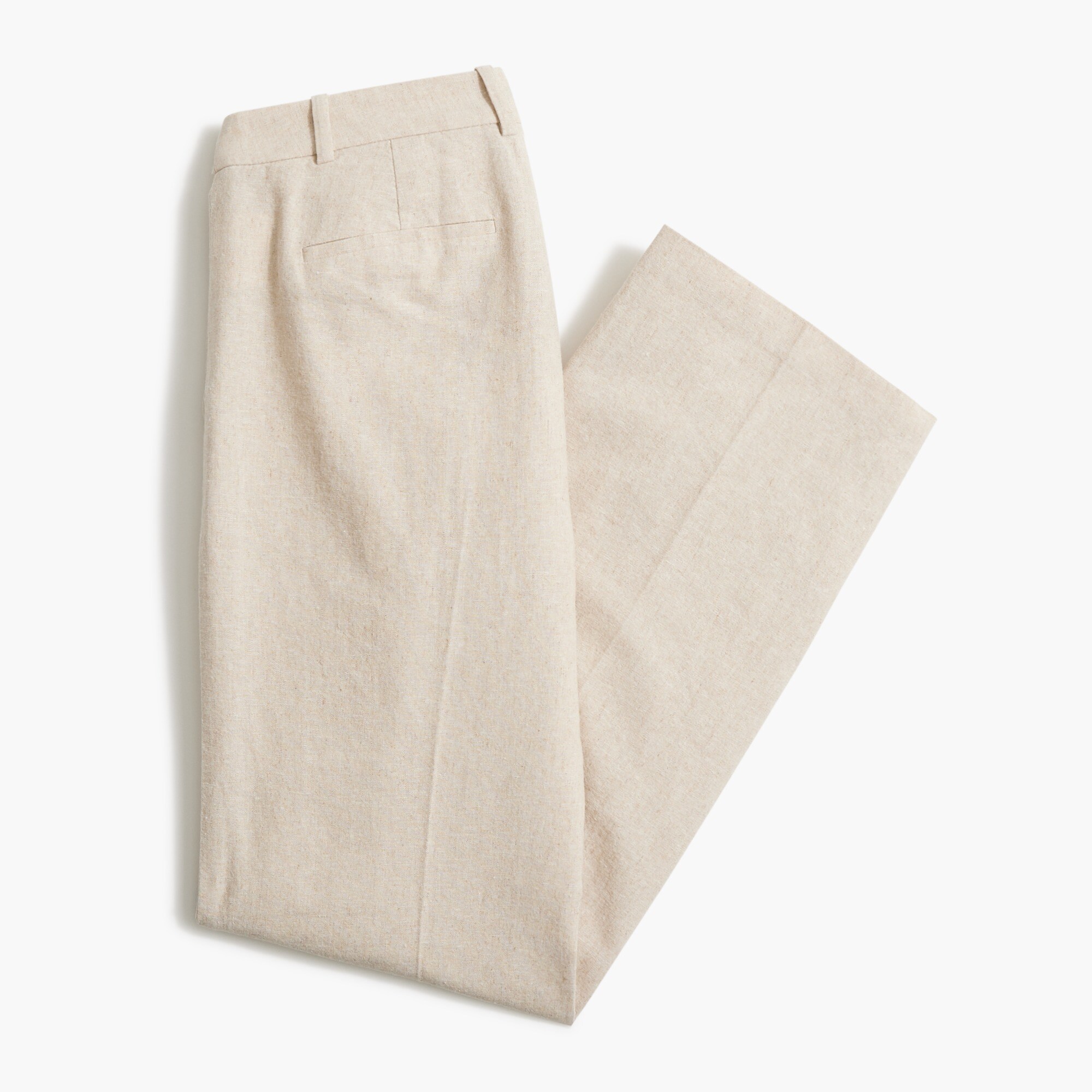 Linen-blend Remy wide-leg pant