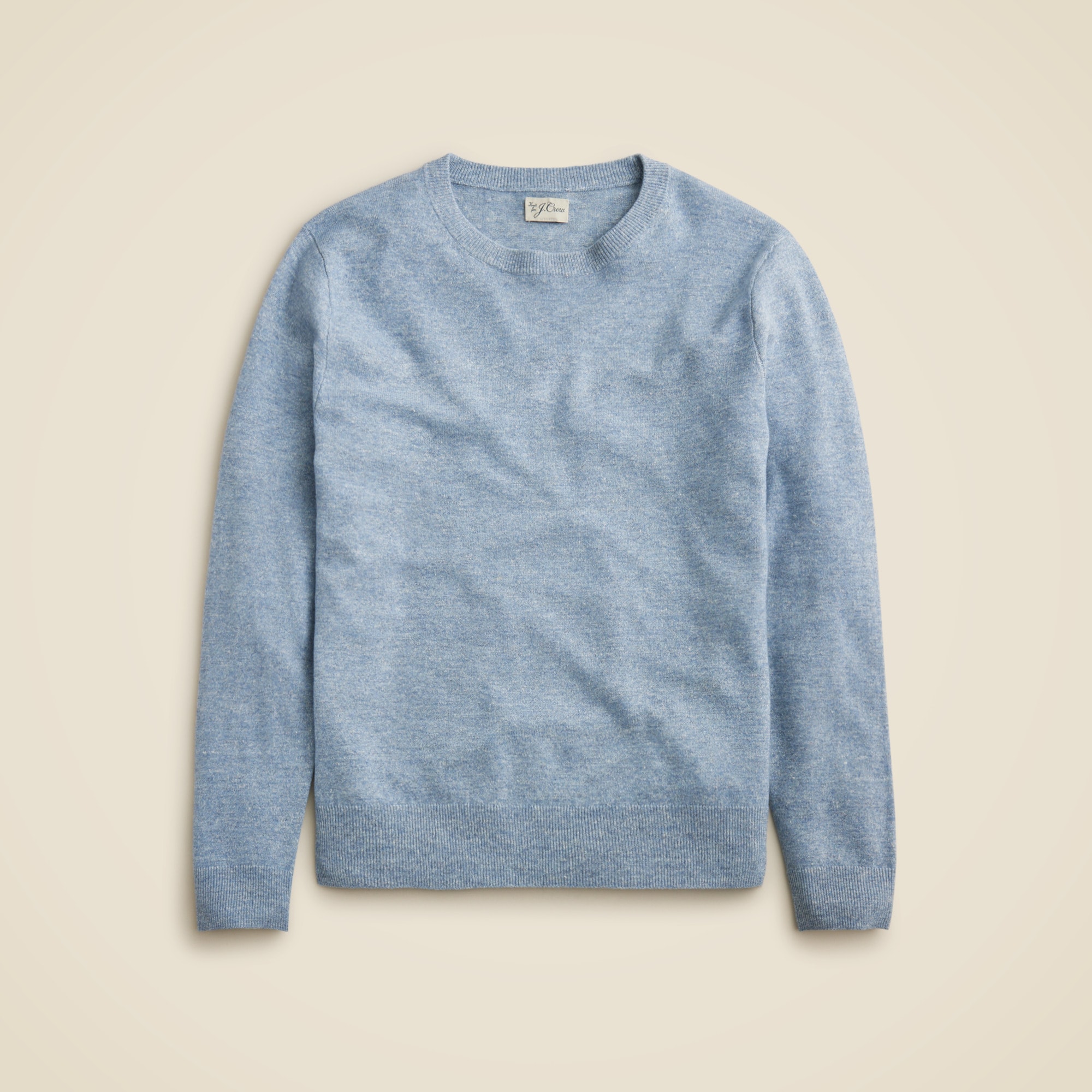  Marled cashmere-linen blend sweater