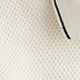 Short-sleeve cotton seed-stitch sweater-polo IVORY NAVY STRIPE