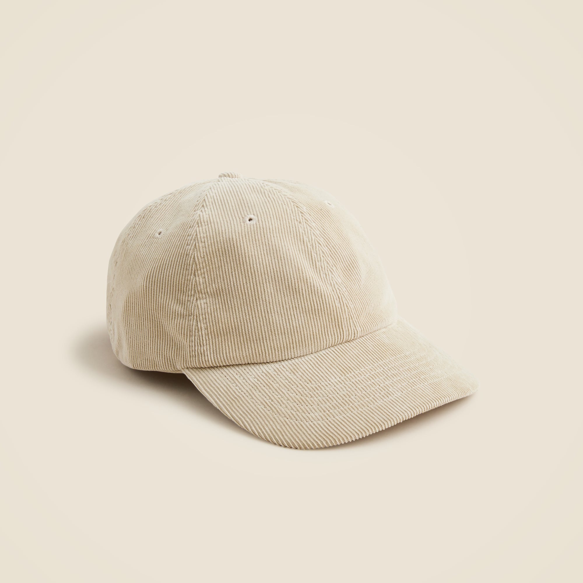 mens Washed corduroy baseball cap
