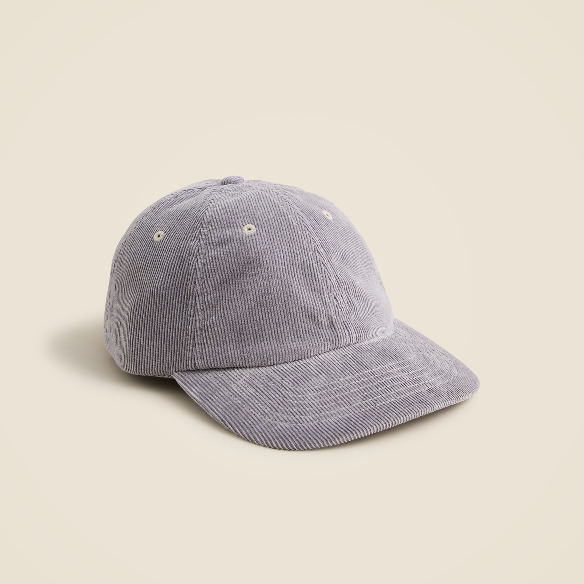 mens Washed corduroy baseball cap