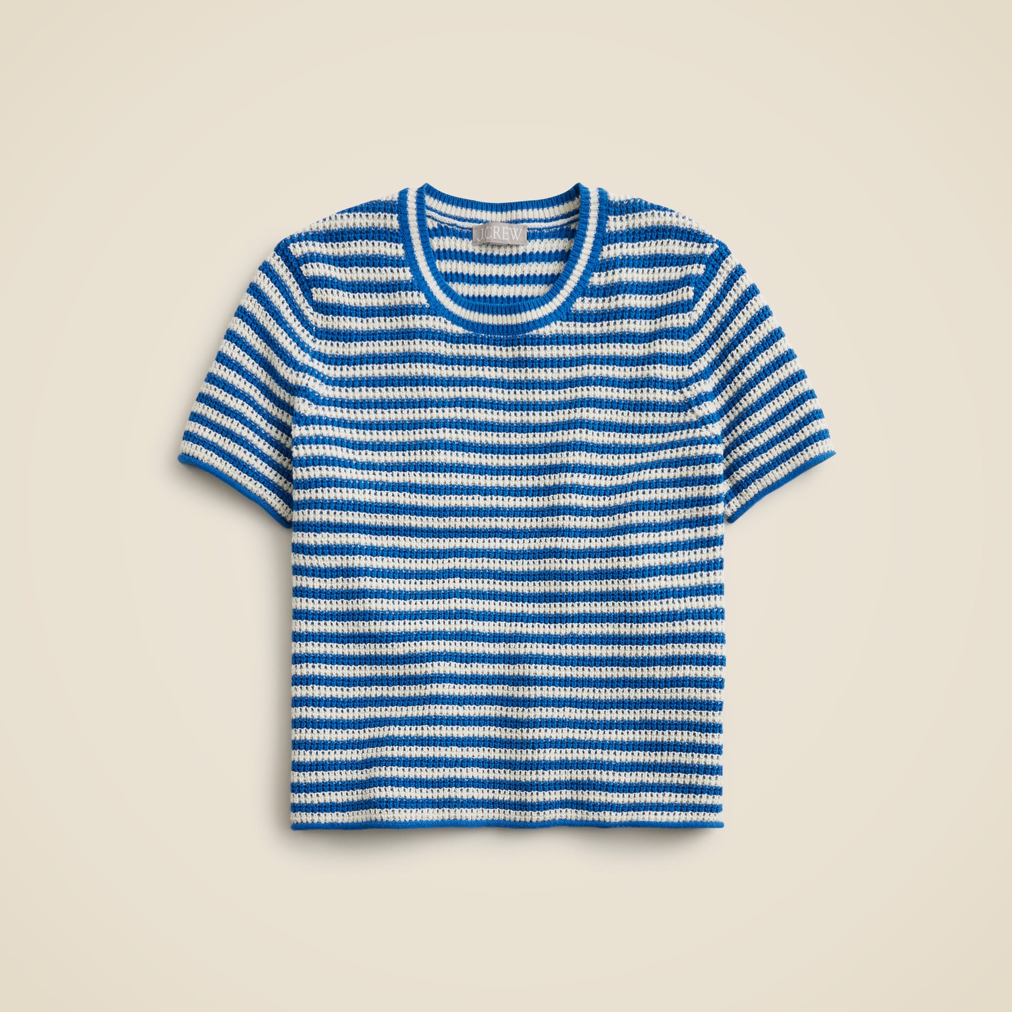 Crewneck T-shirt in stripe