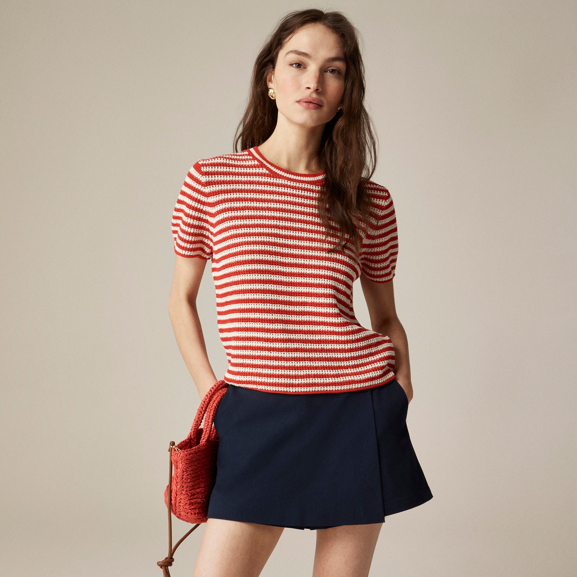  Crewneck T-shirt in stripe