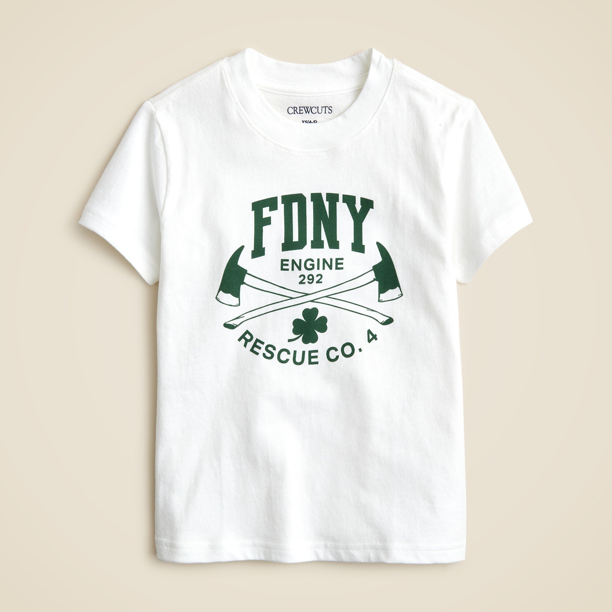 boys Limited-edition kids' FDNY&reg; short-sleeve shamrock graphic T-shirt