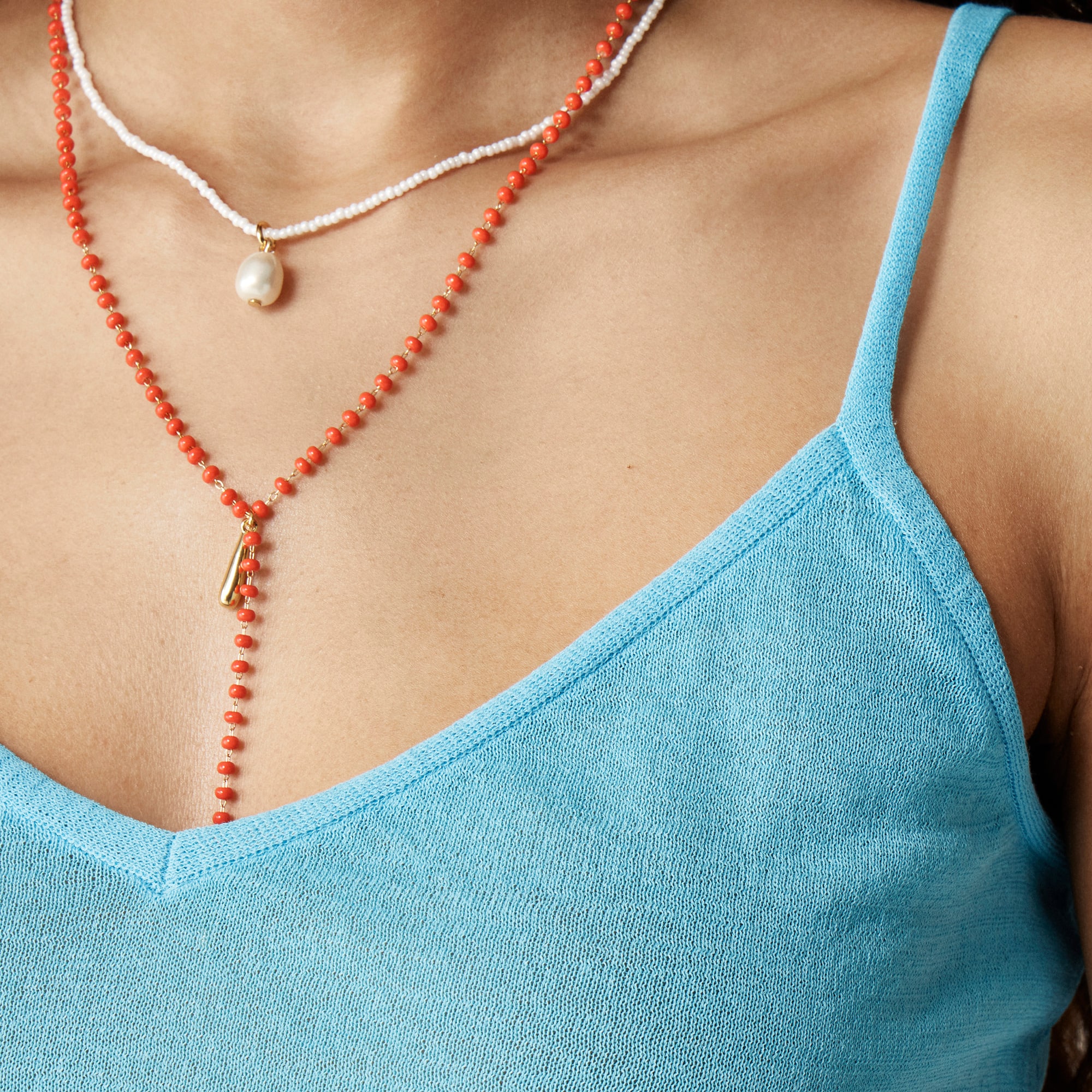 Cotton gauze tank top - image 4