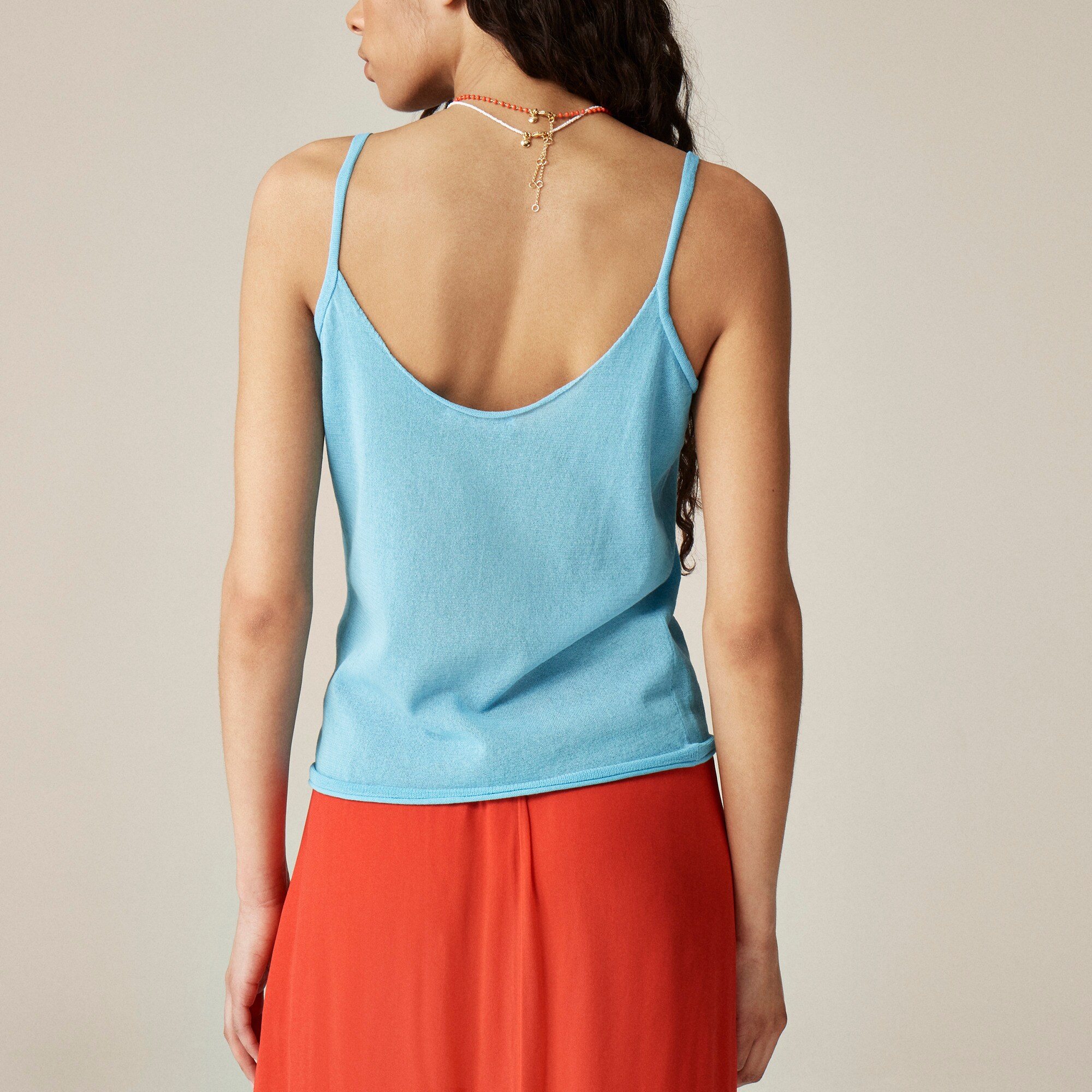 Cotton gauze tank top