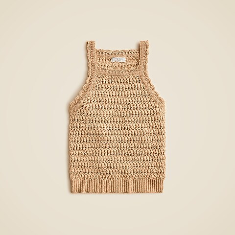 Montauk crochet tank top